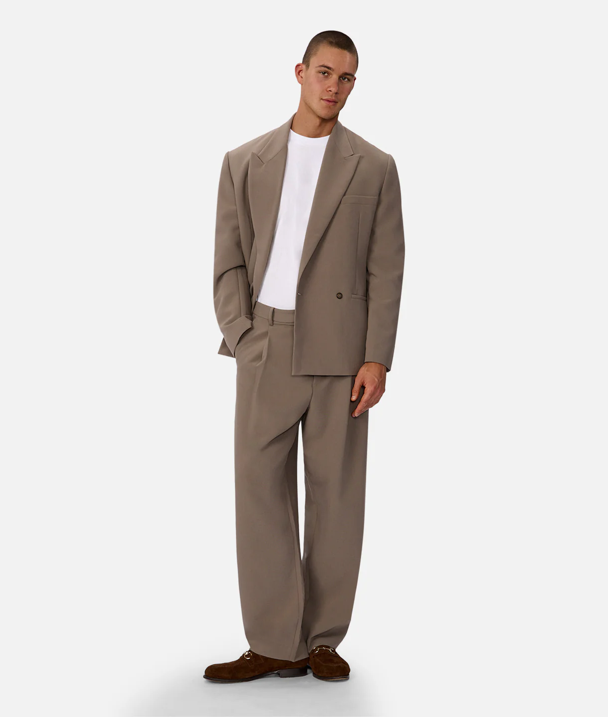 The Lightweight Lusso Blazer - Taupe 25 - Image 2