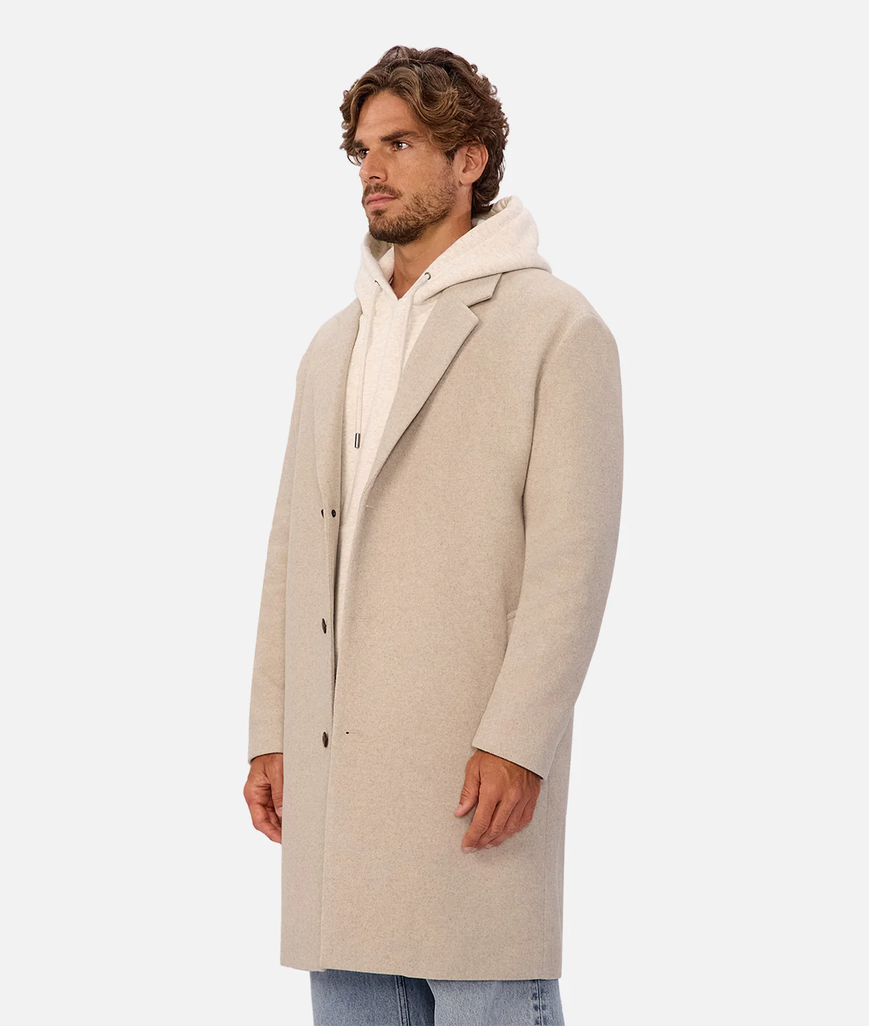 The Wool Blend Jacques Coat - Lucerne - Image 3