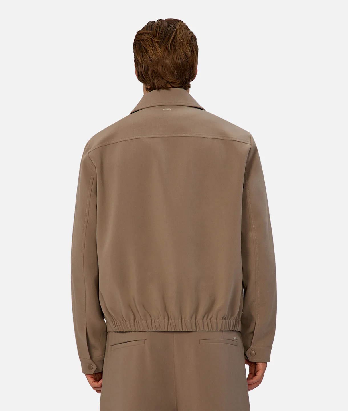 The Lusso Bomber Jacket - Sandrift - Image 5