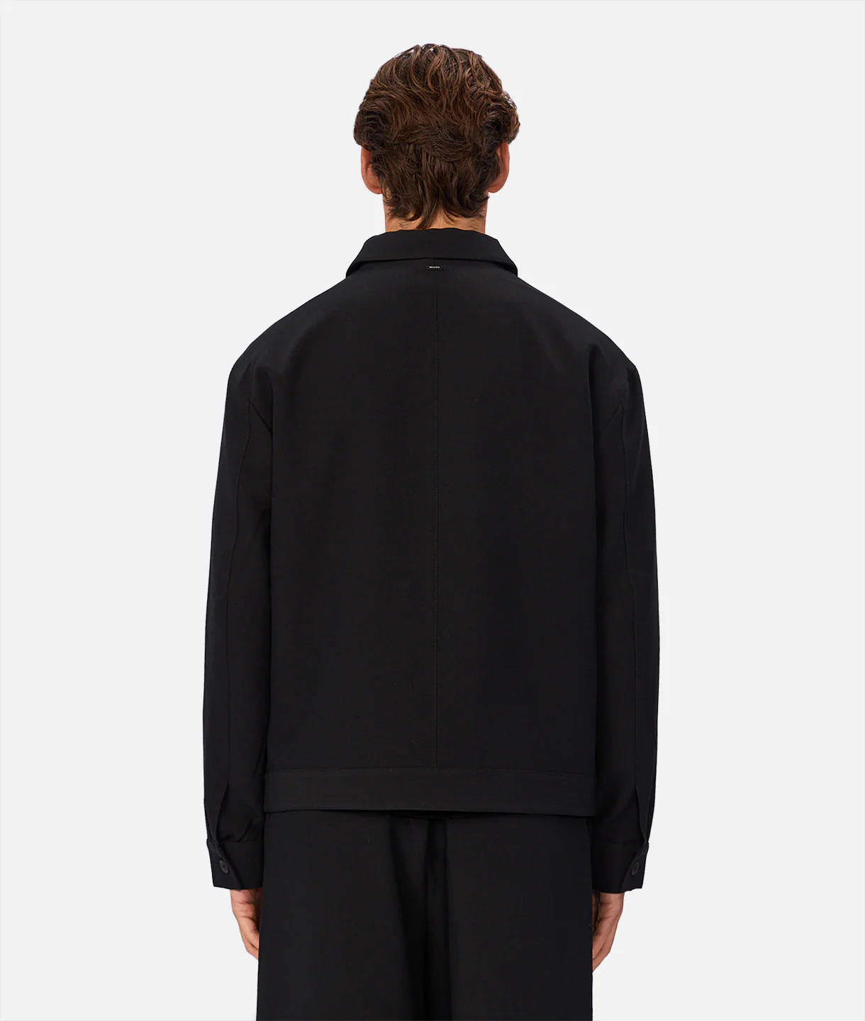 The Light Weight Lusso Bomber Jacket - Black - Image 4