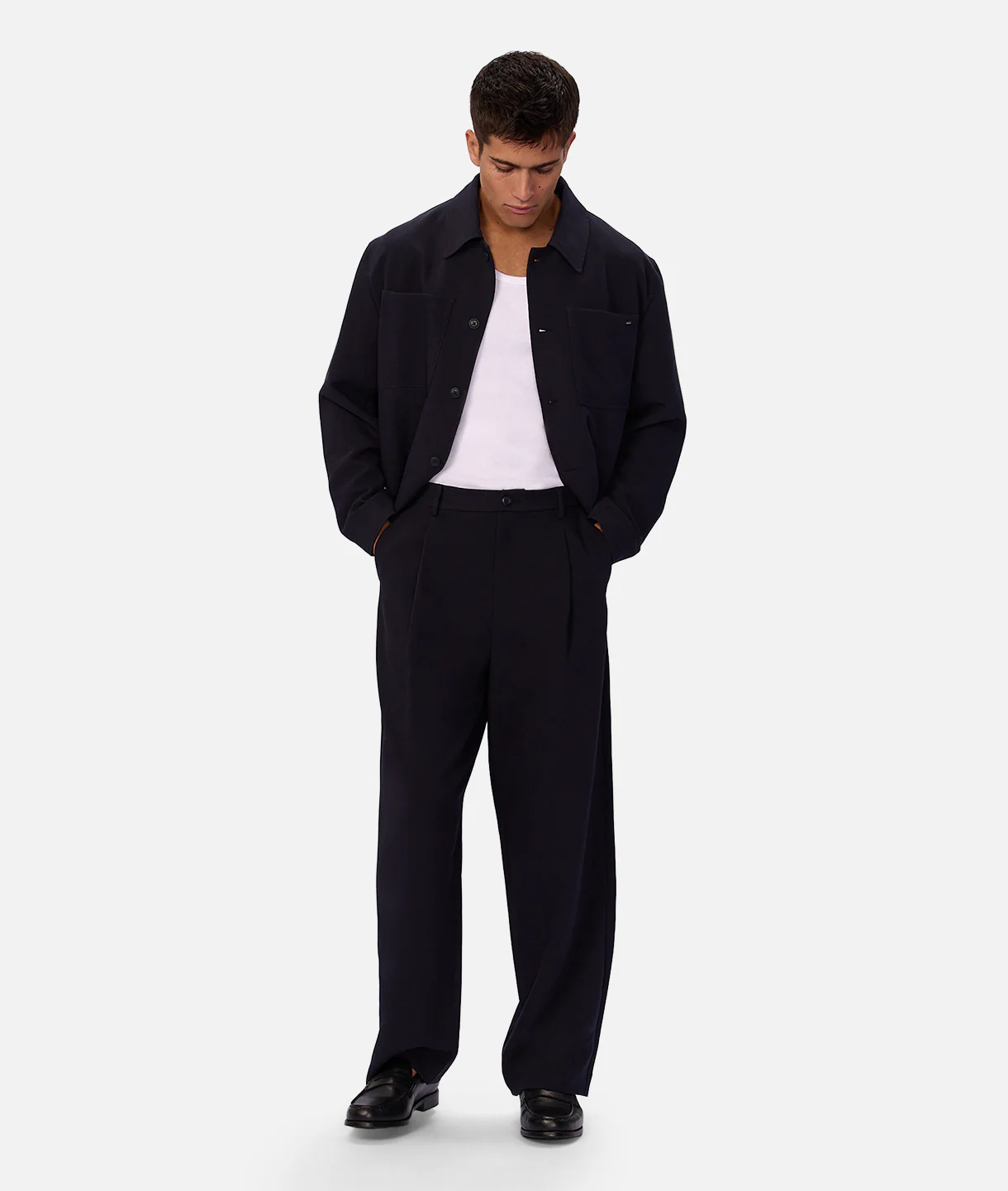 The Lightweight Lusso Jacket - Navy - Image 8