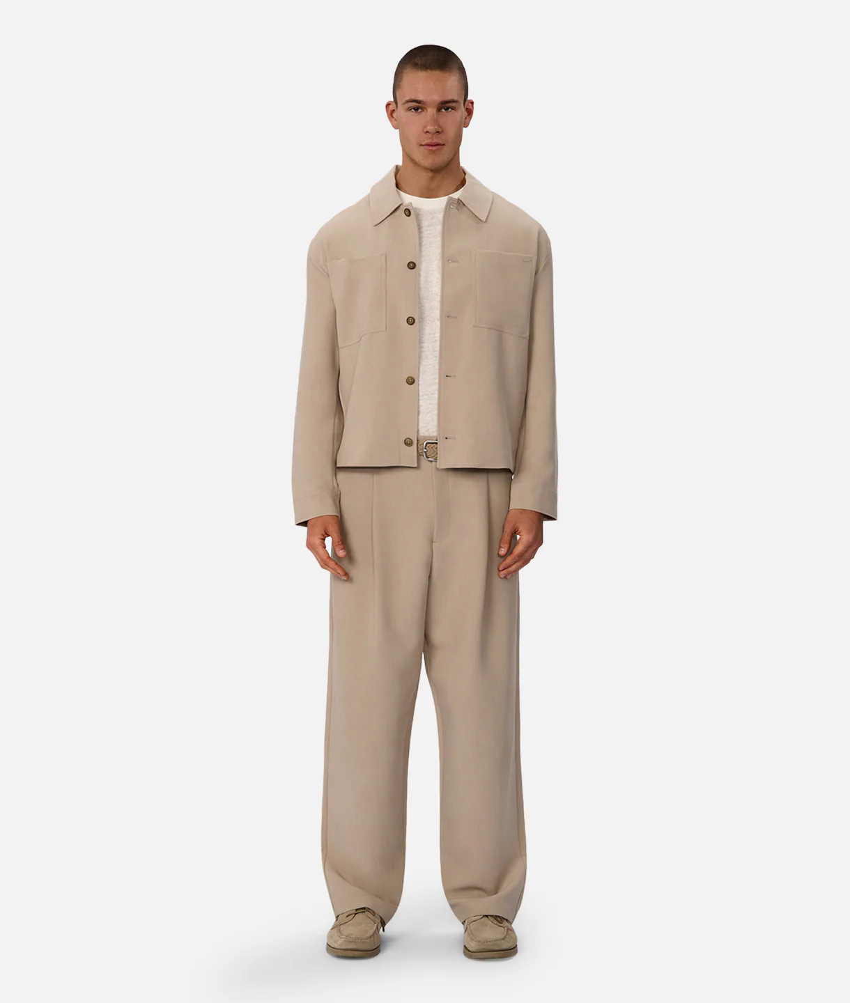 The Lightweight Lusso Jacket - Stone - Image 5