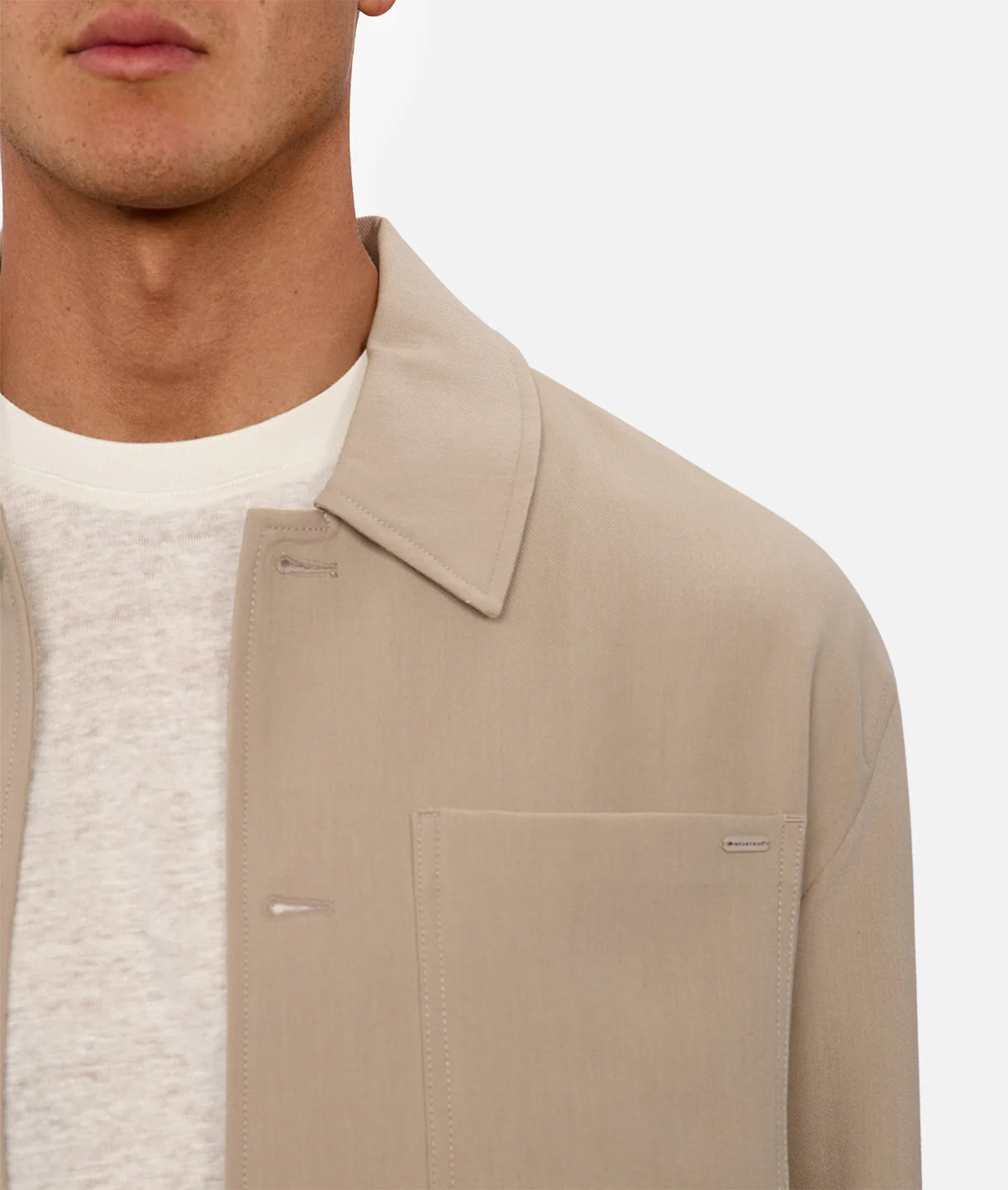 The Lightweight Lusso Jacket - Stone - Image 6