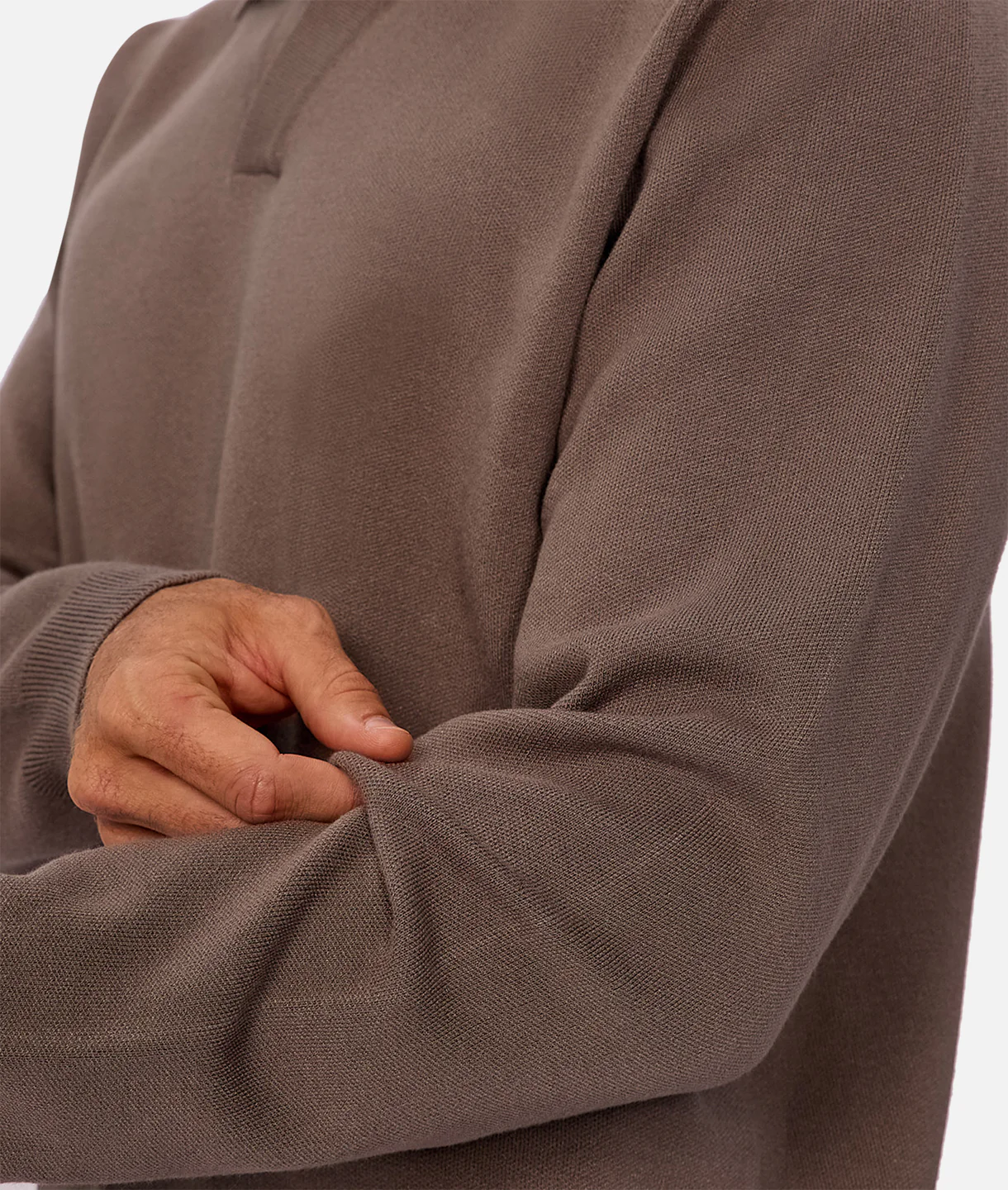 The Wynslow Polo Sweater - Chestnut - Image 6