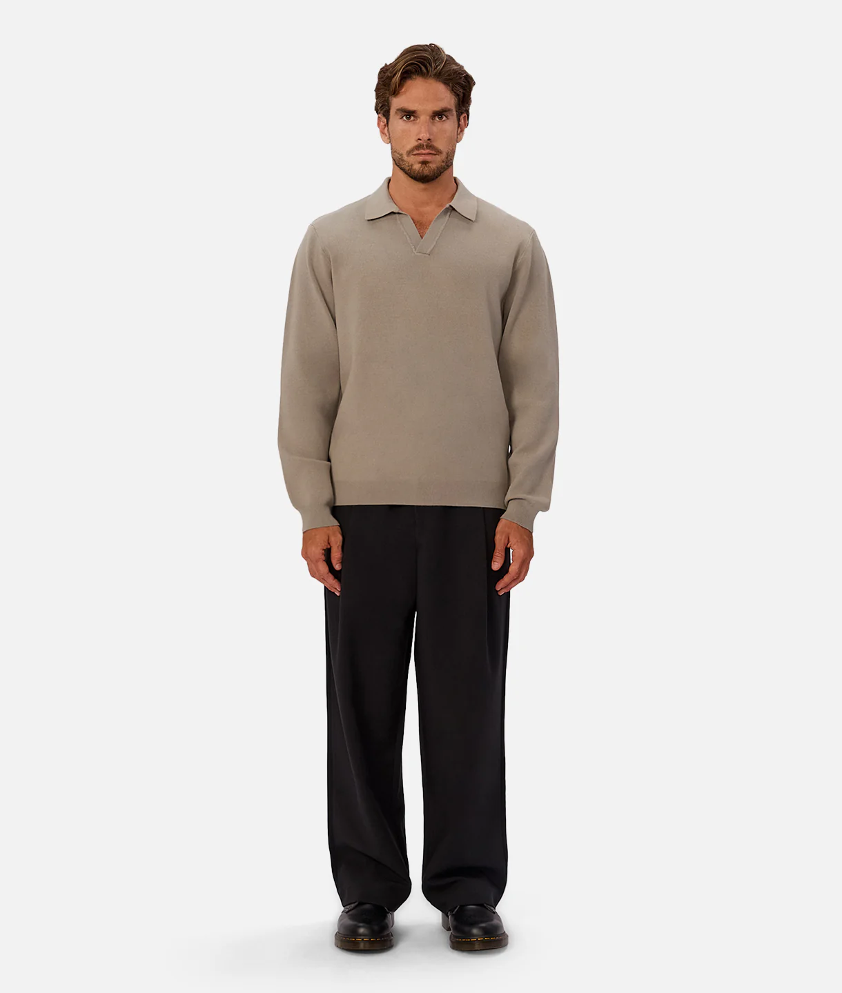 The Wynslow Polo Sweater - Sea Grass - Image 5