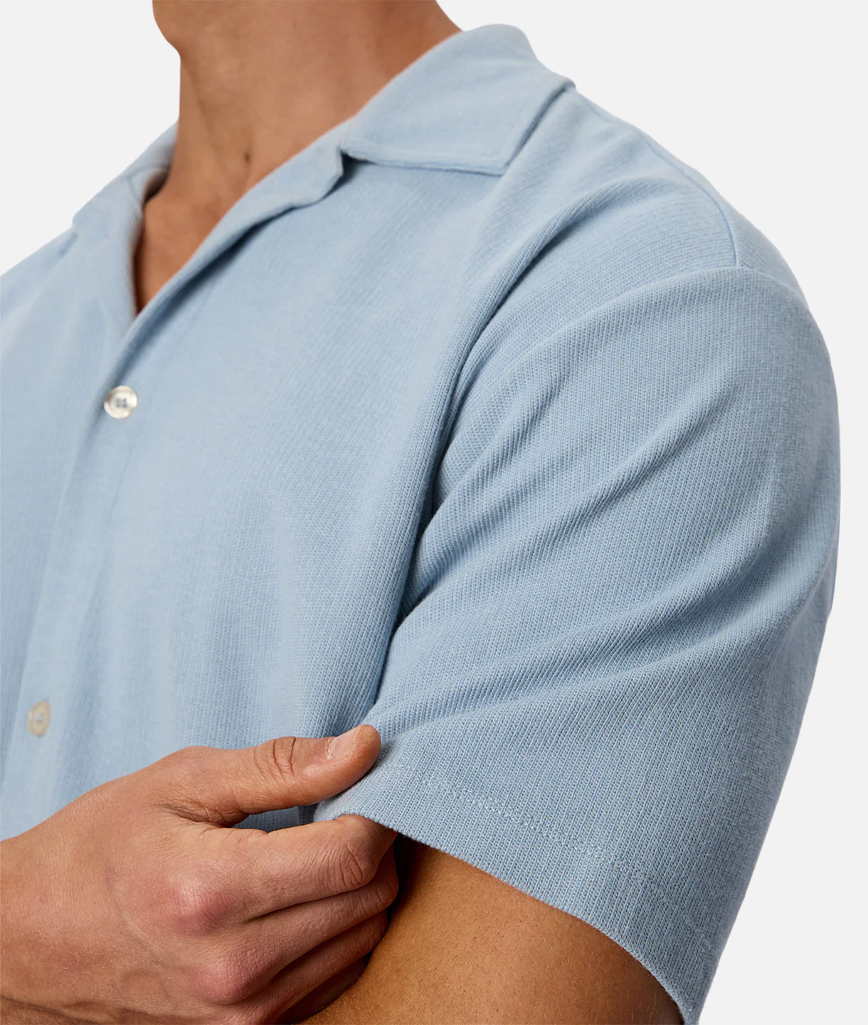 The Mercer Short Sleeve Shirt - Aqua - Image 7