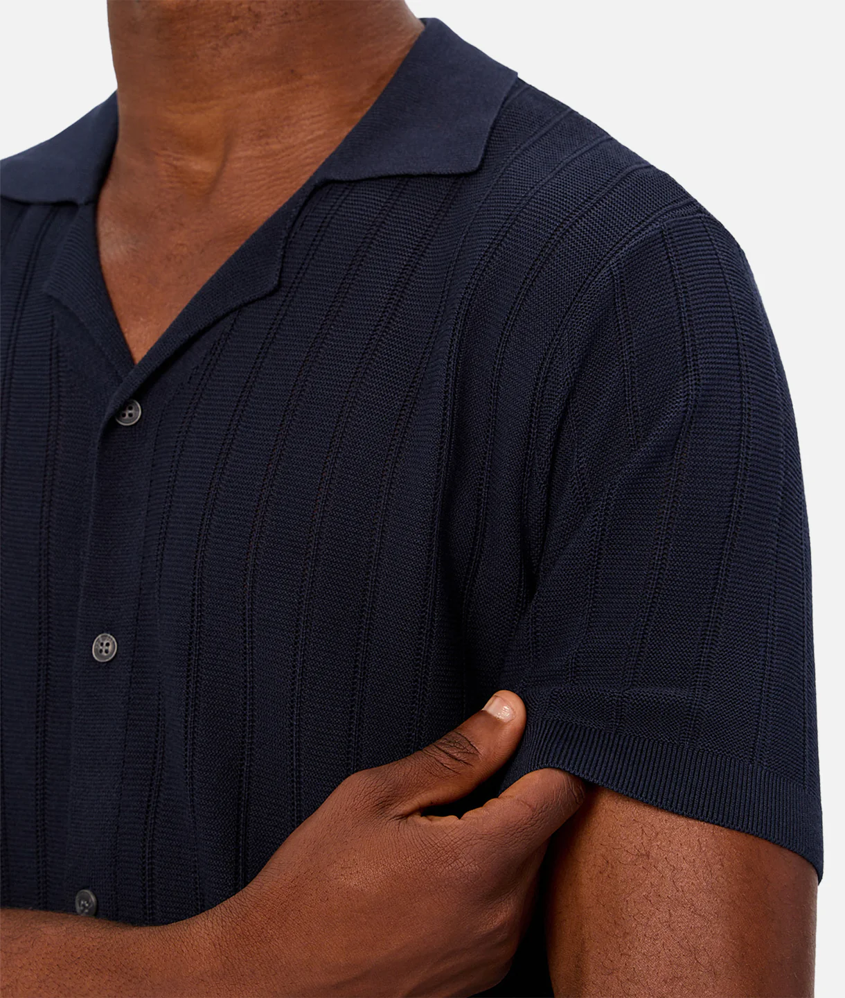 The St Pierre Short Sleeve Shirt - New Navy - Image 9