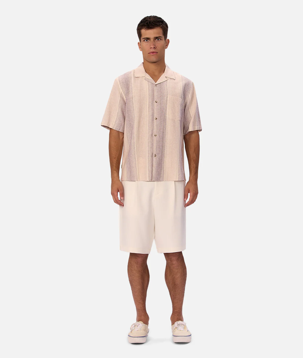 The Sunset Short Sleeve Shirt - Lavender/Musk - Image 5