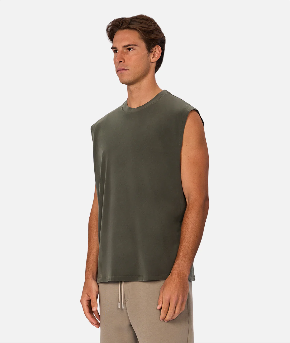 The Kosta Sleeveless T-Shirt - Fern - Image 3