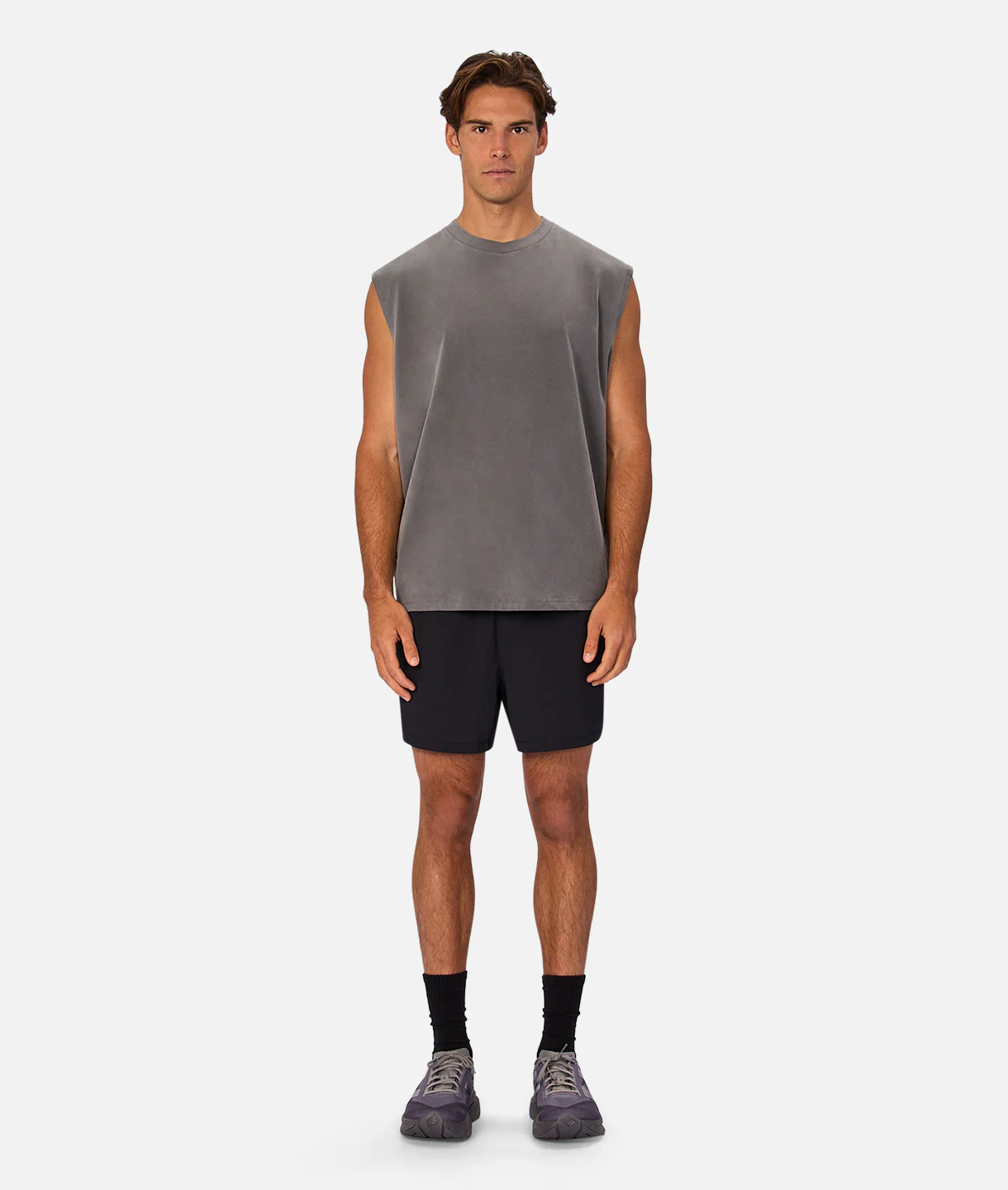 The Kosta Sleeveless T-Shirt - Gunmetal - Image 5