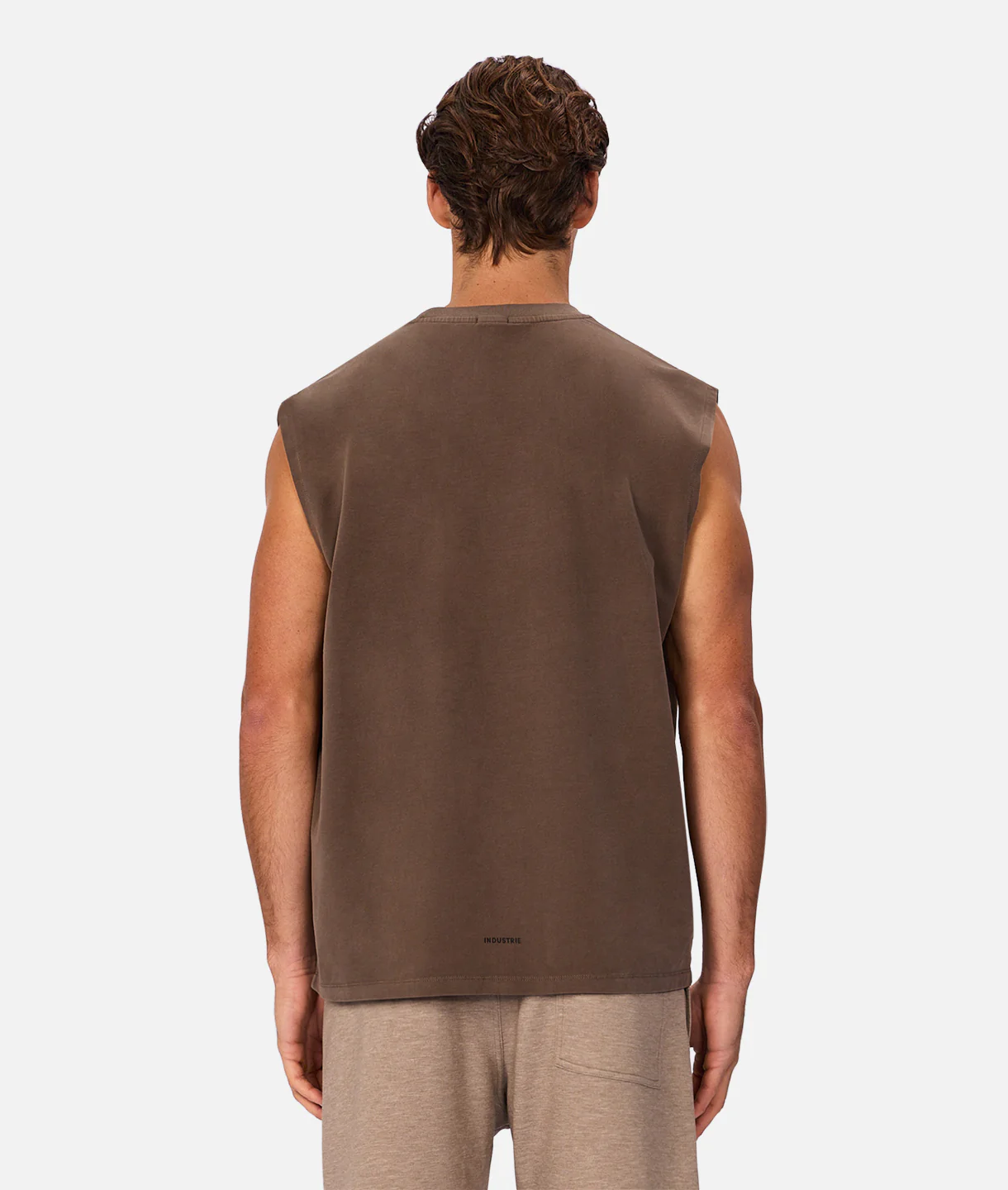 The Kosta Sleeveless T-Shirt - Mocha - Image 4