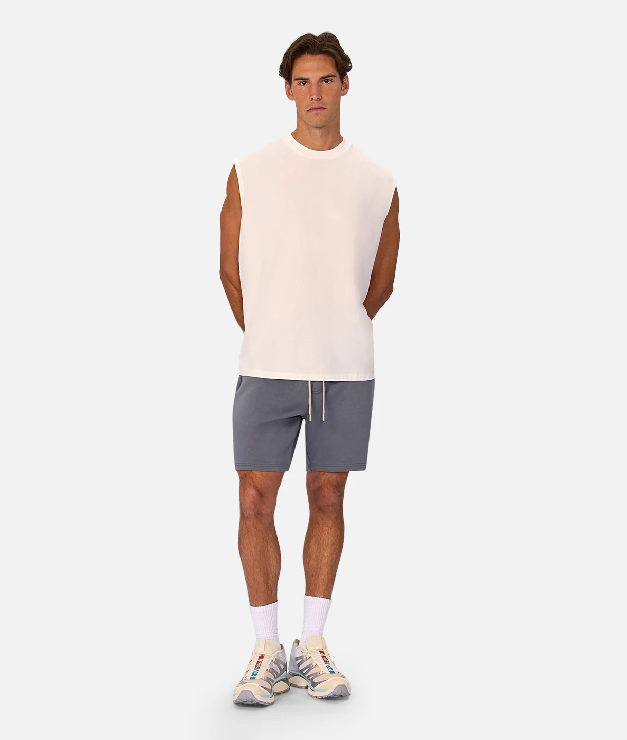 The Kosta Sleeveless T-Shirt - Winter White - Image 8