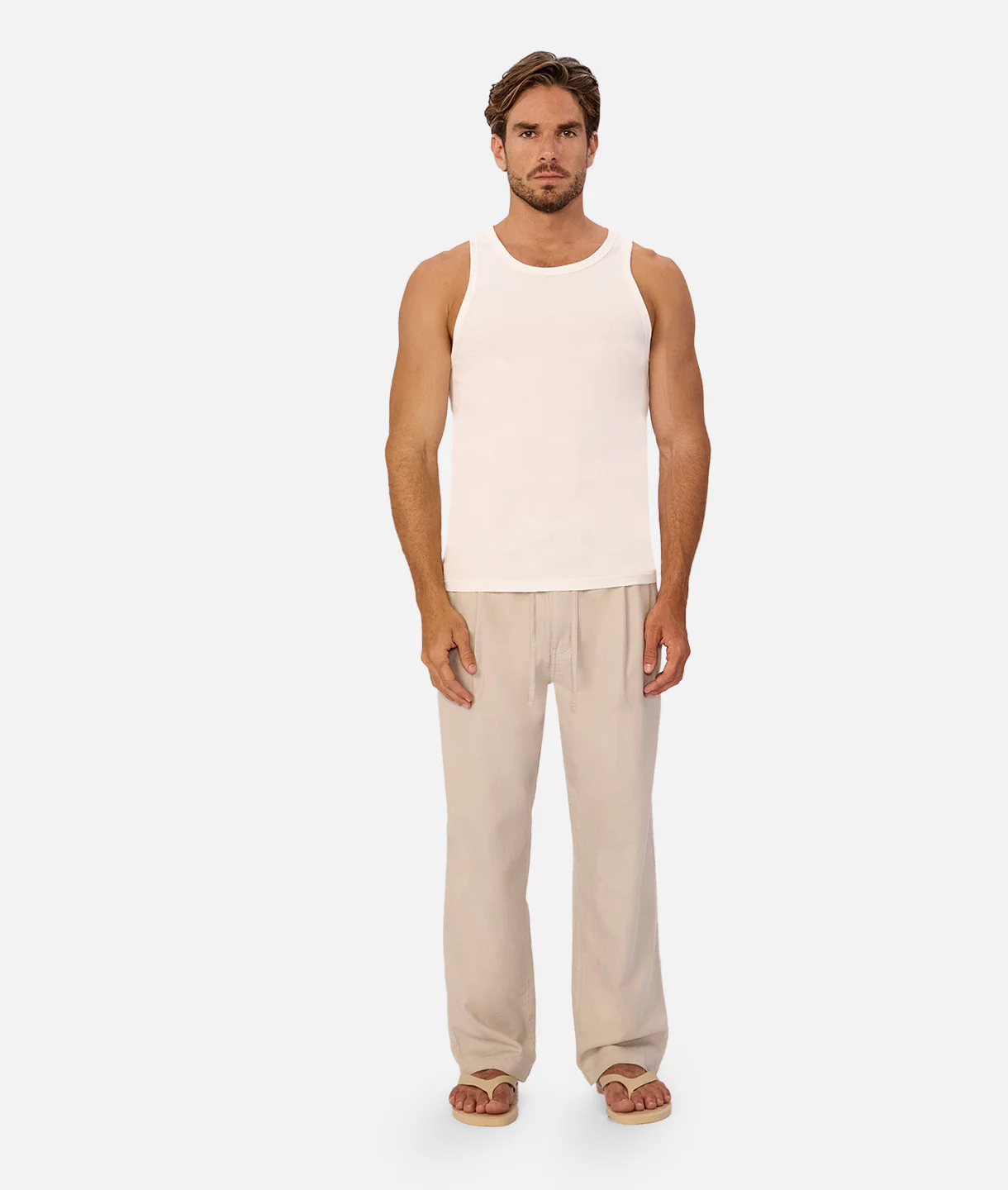 The Relaxed Mallorca Pant - New Stone - Image 5