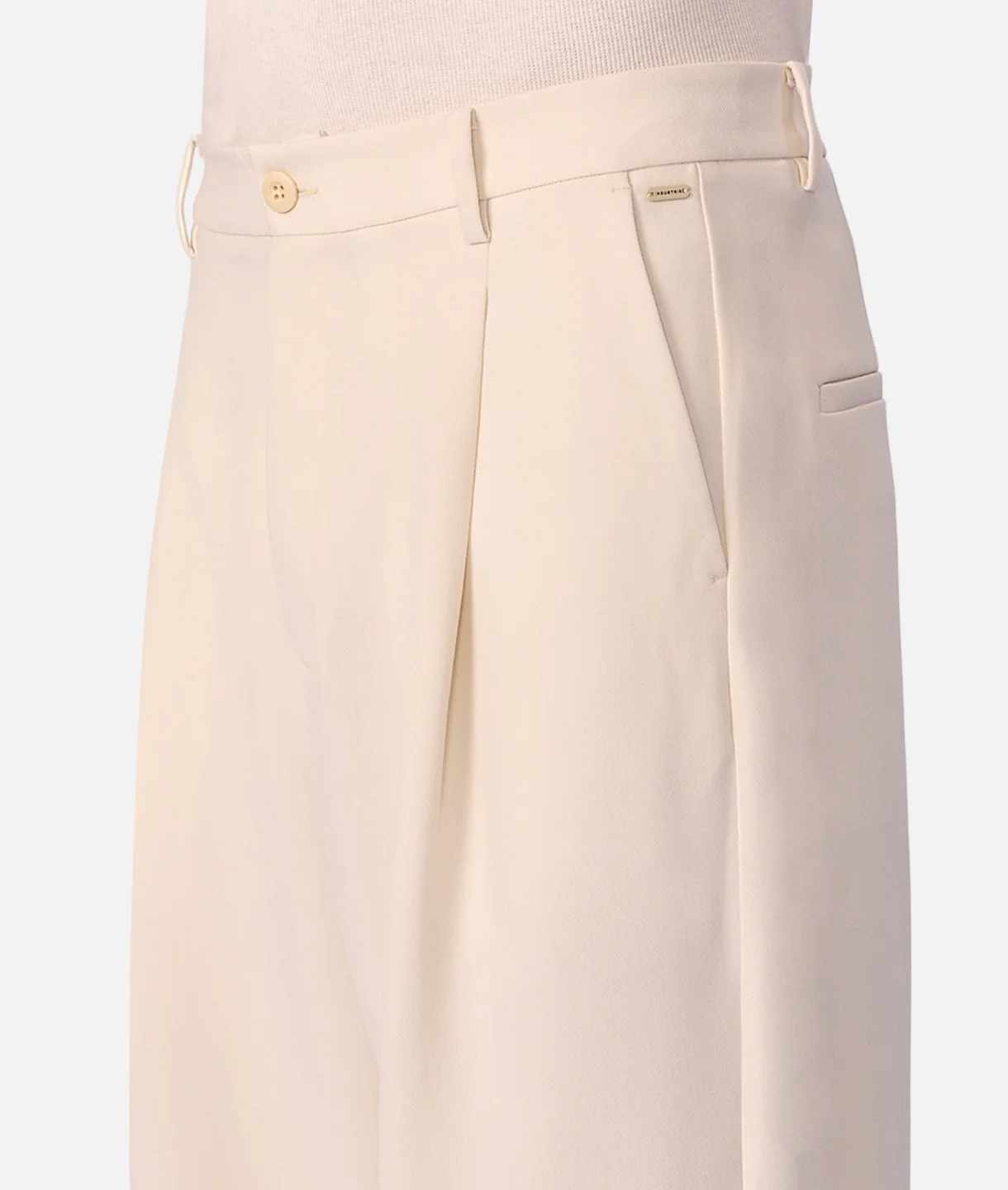The Lightweight Lusso Pant - Cream - Image 6