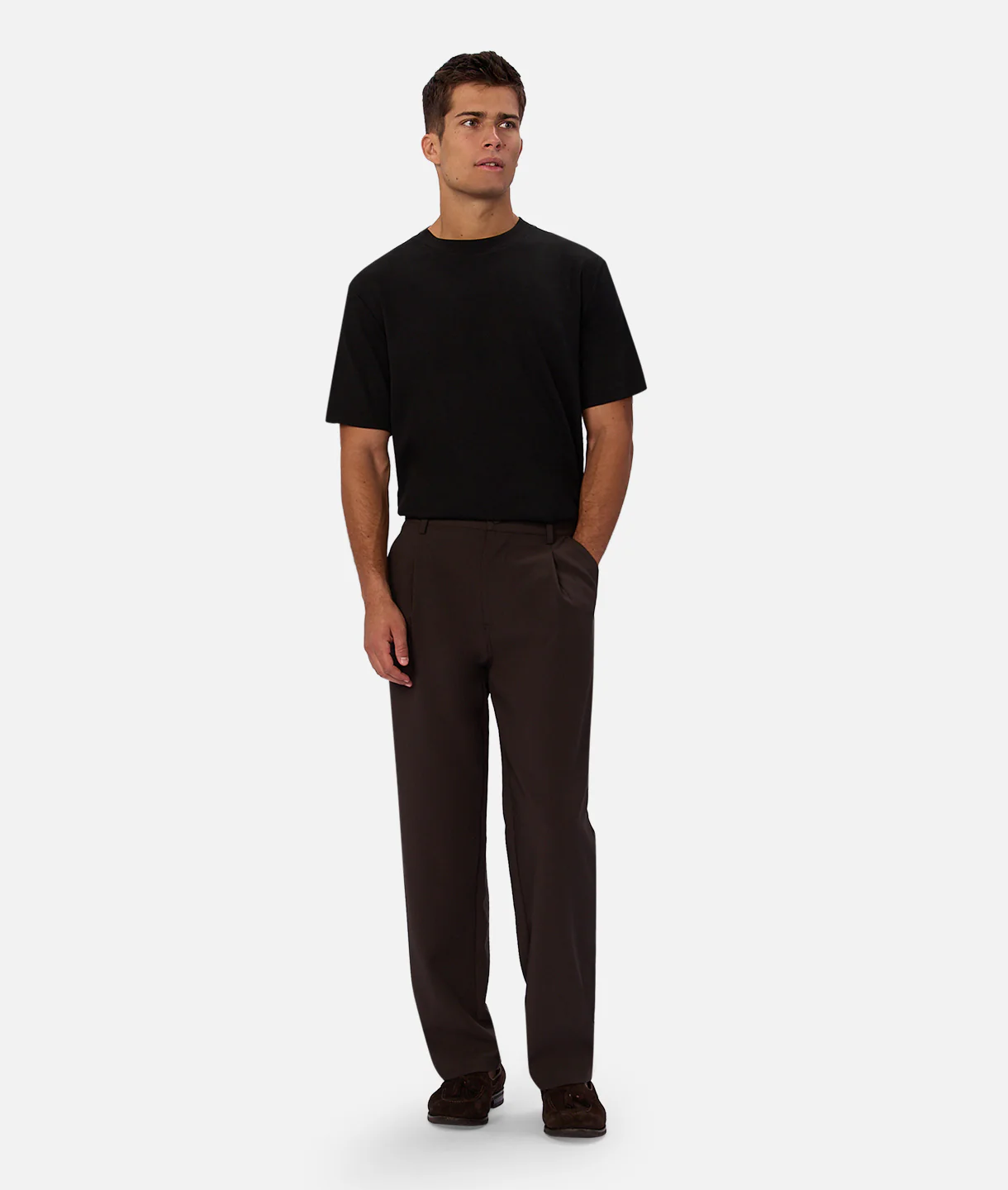 The Lightweight Classic Lusso Pant - Dark Aubergine - Image 9