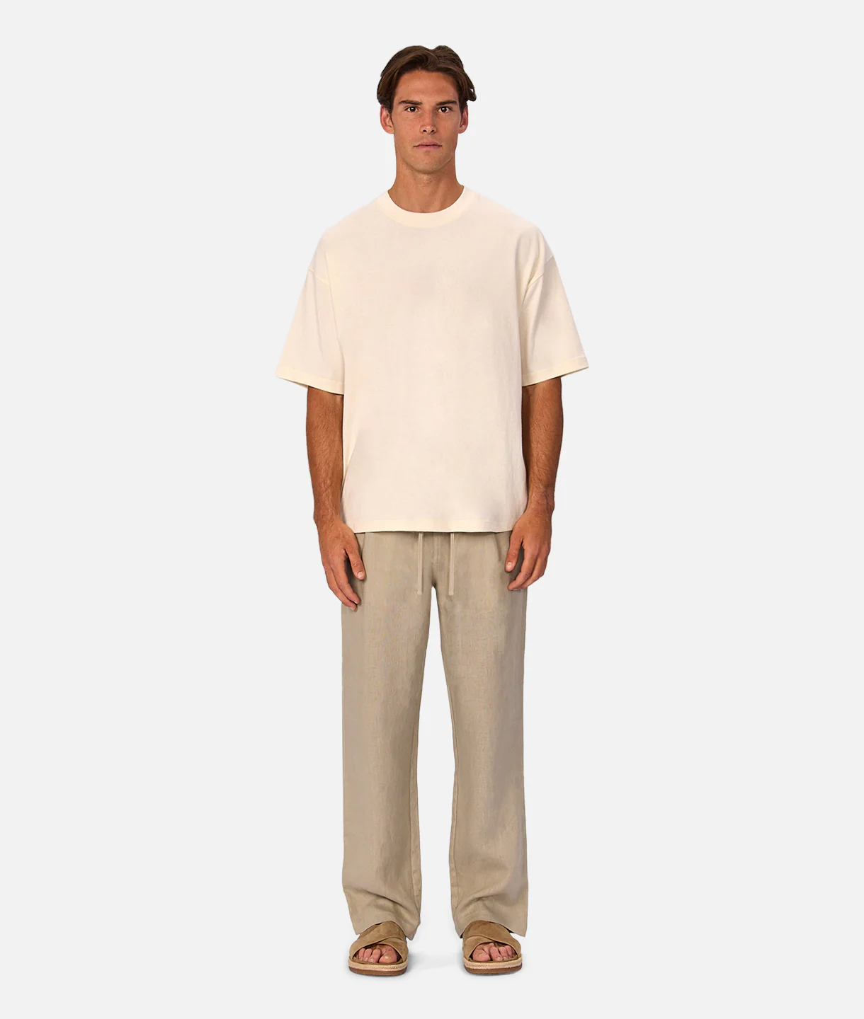 The Catania Linen Pant - Shallot - Image 5