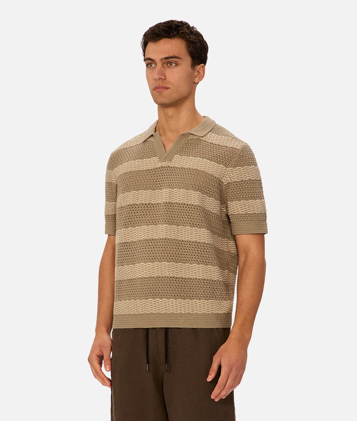 The Menorca Polo - Olive / Stone - Image 3