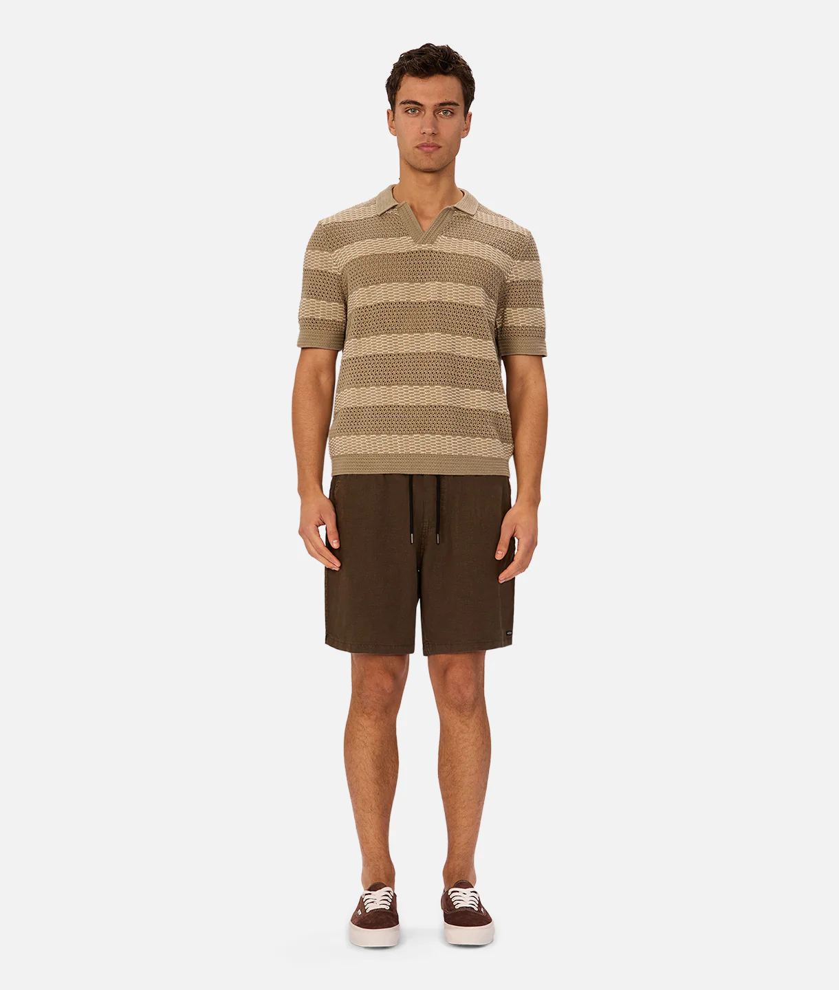 The Menorca Polo - Olive / Stone - Image 5