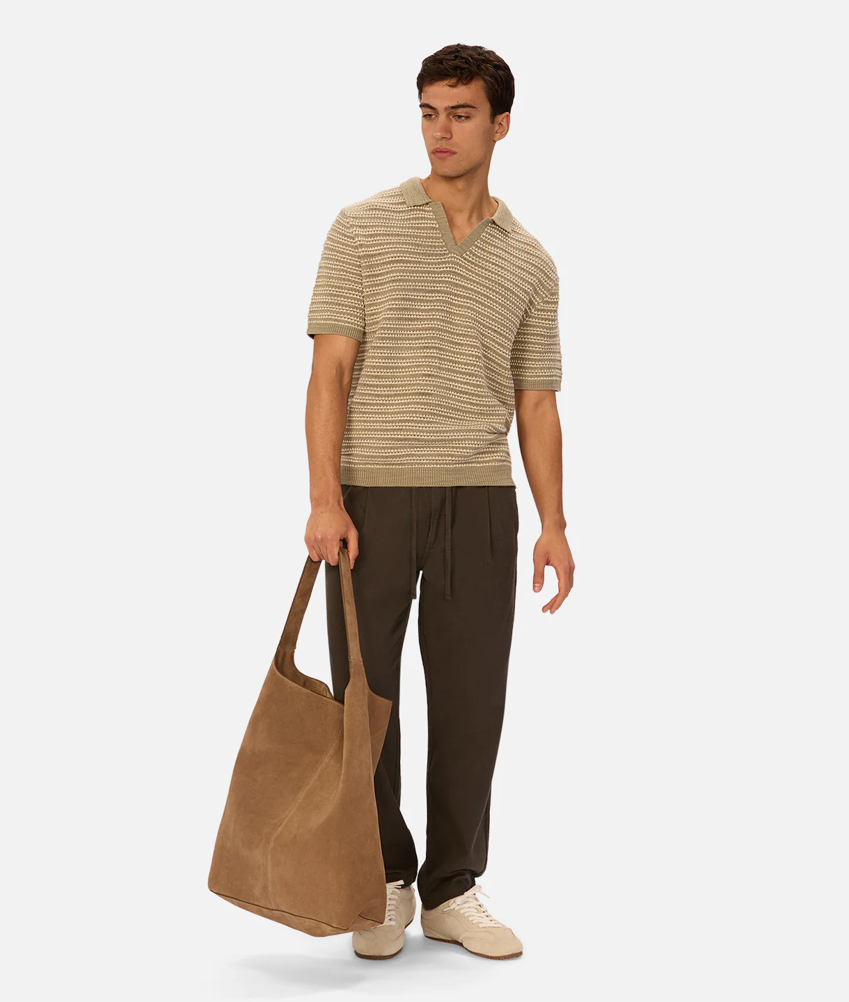 The Matera Polo - Olive / Stone - Image 2