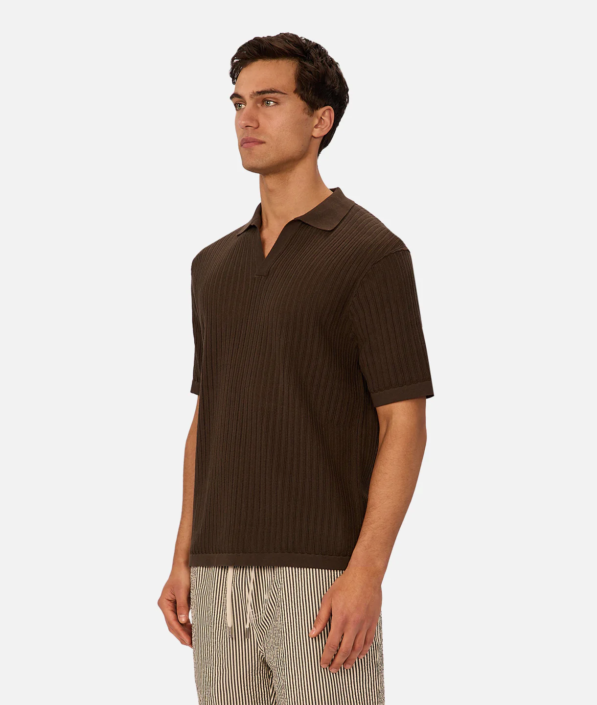 The Poolside Polo - Dark Teak - Image 3