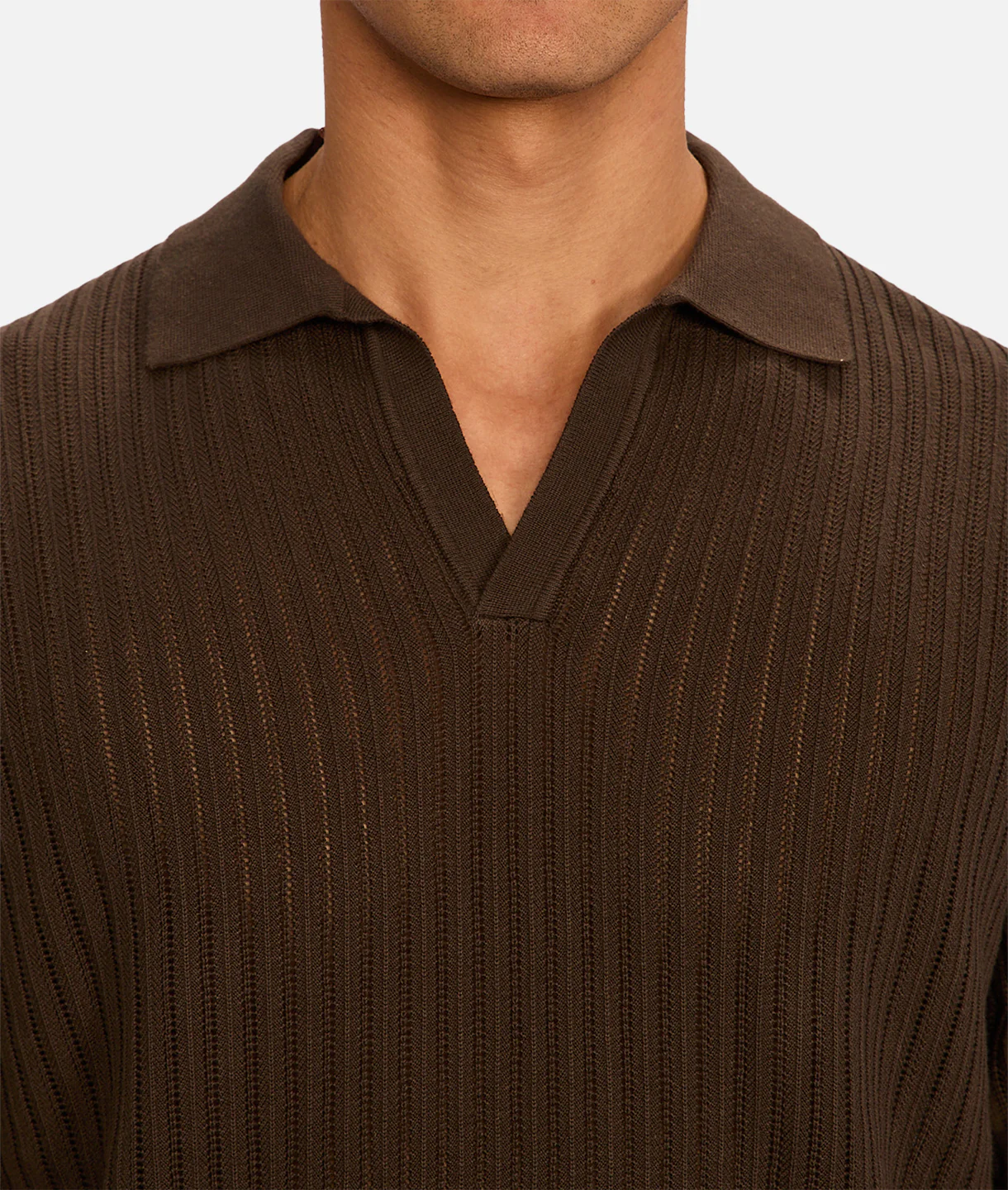 The Poolside Polo - Dark Teak - Image 6