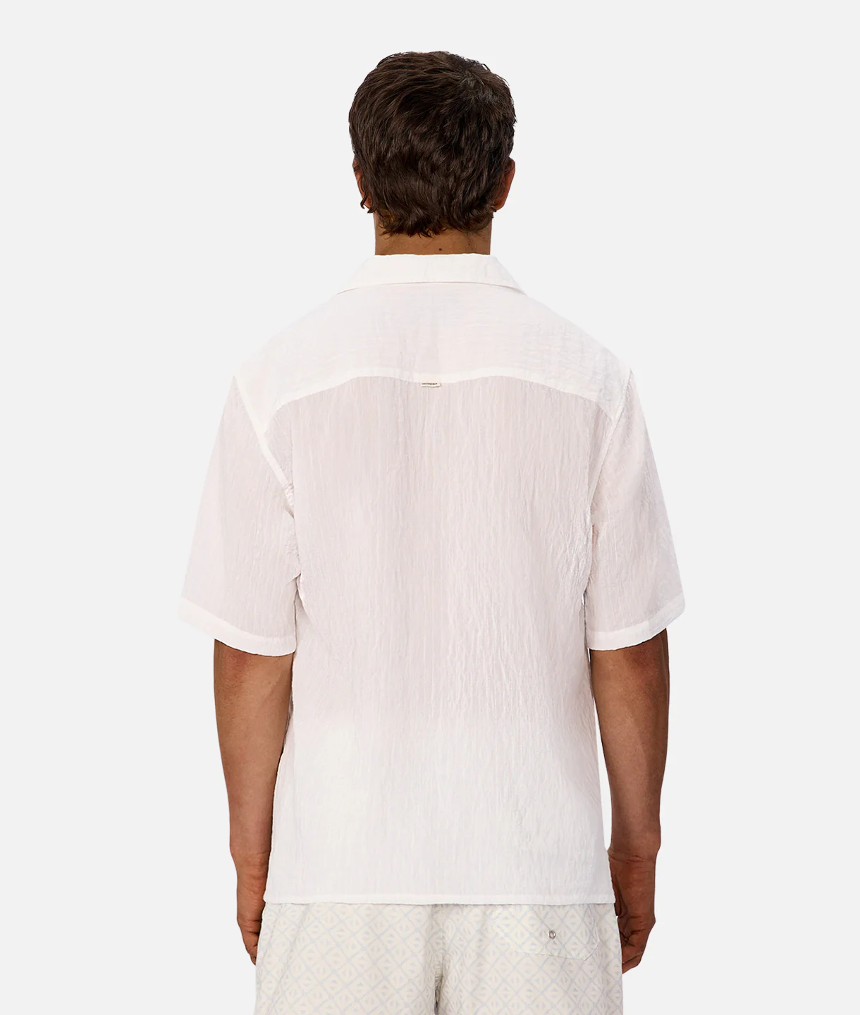 The Gordon Short Sleeve Shirt - Winter White - Image 4