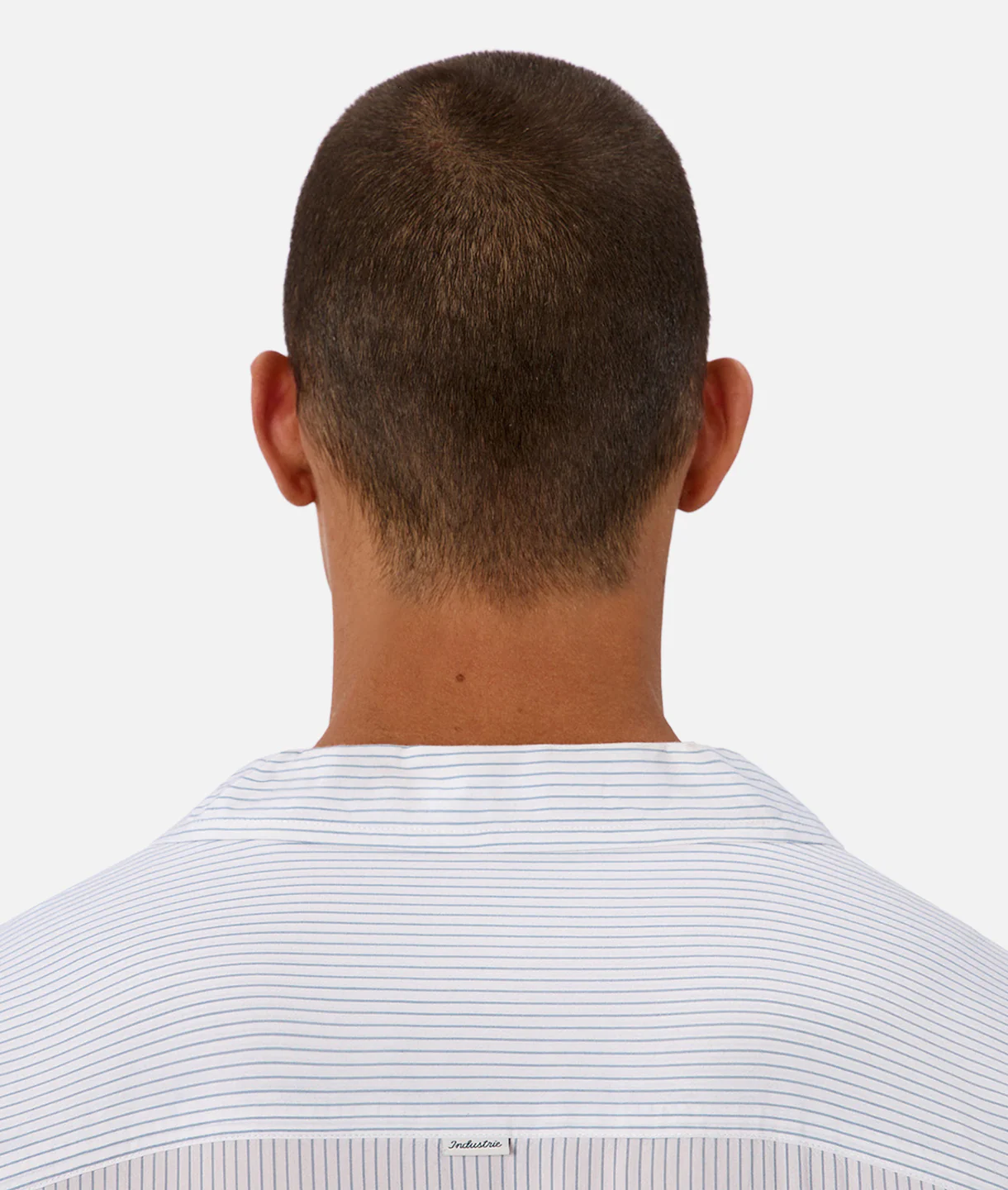 The Valentin Short Sleeve Shirt - White Light Blue - Image 7