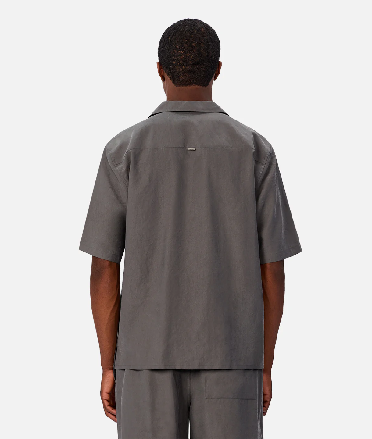 The Miami Short Sleeve Shirt - Aluminium - Image 4