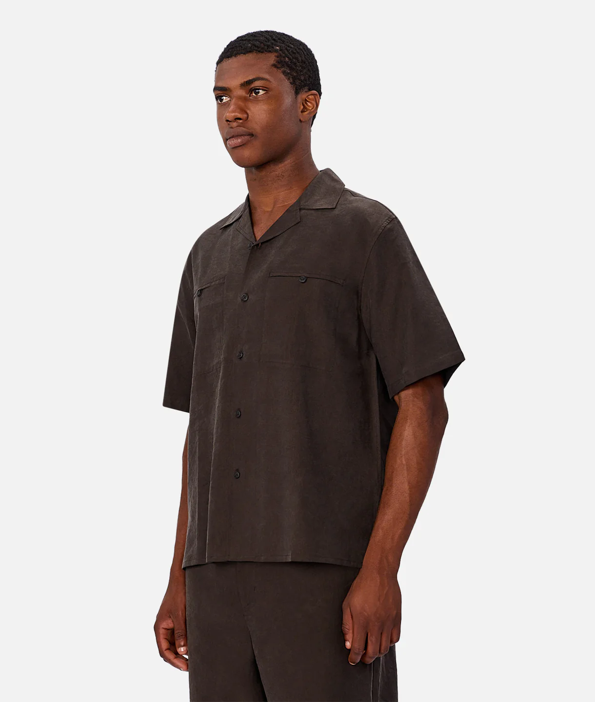 The Miami Short Sleeve Shirt - Americano - Image 3