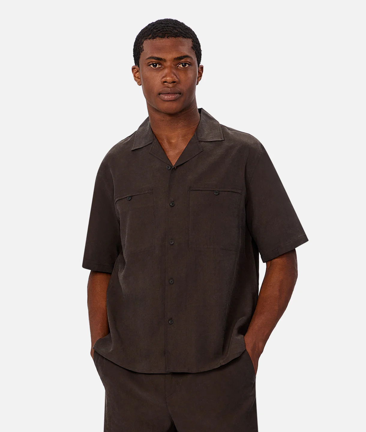 The Miami Short Sleeve Shirt - Americano - Image 8