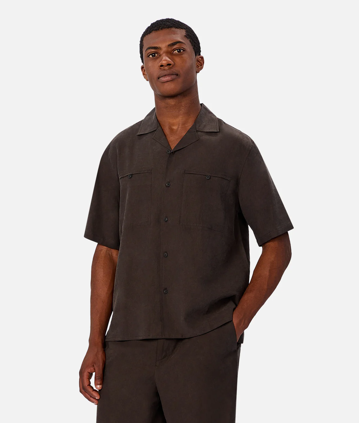 The Miami Short Sleeve Shirt - Americano - Image 9