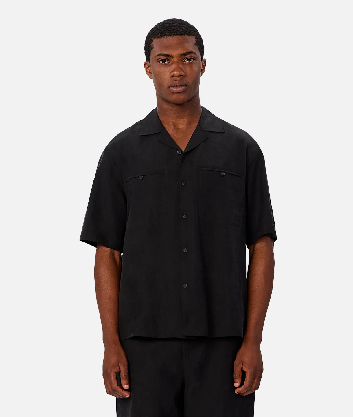 The Miami Short Sleeve Shirt - Black
