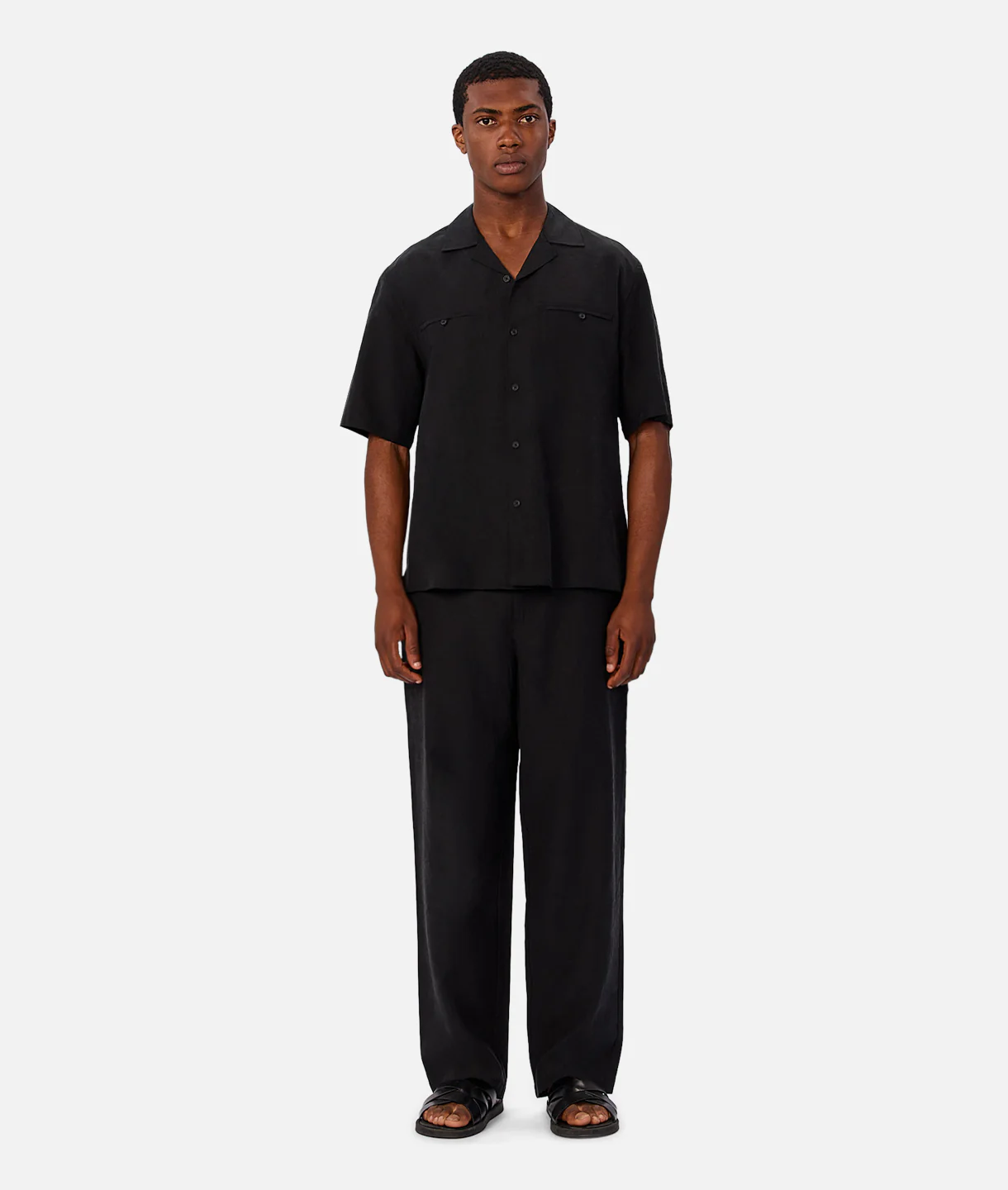 The Miami Short Sleeve Shirt - Black - Image 5