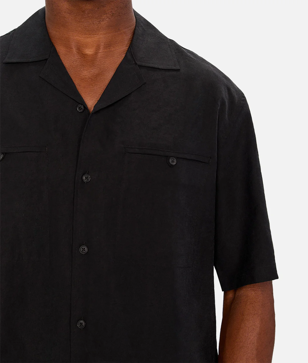 The Miami Short Sleeve Shirt - Black - Image 6