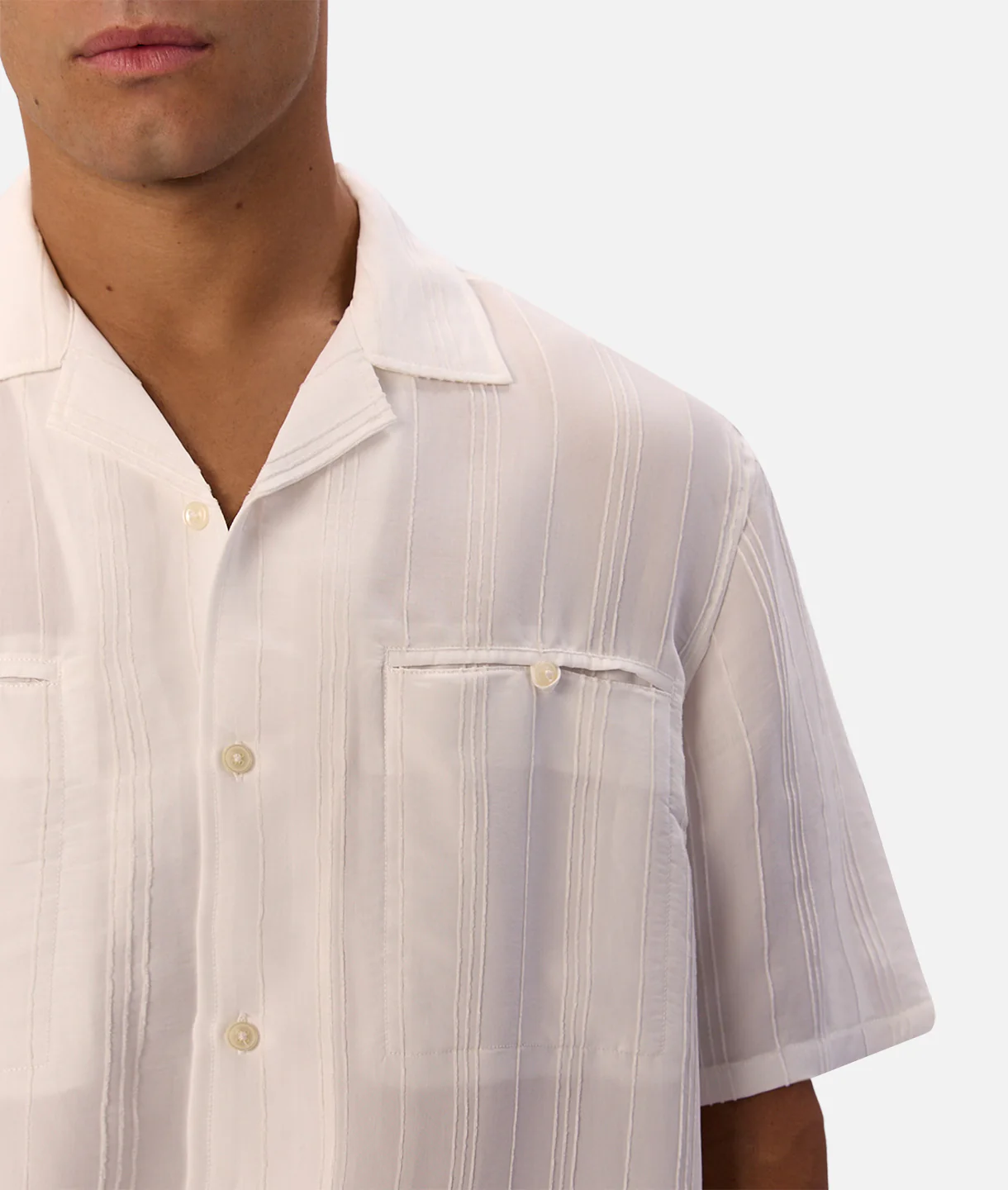 The Cabrillo Short Sleeve Shirt - Off White - Image 6