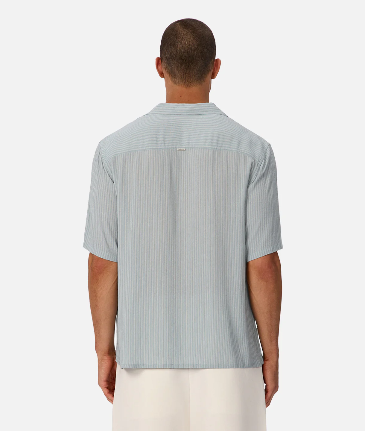The Hermosa Short Sleeve Shirt - Steel Turquoise - Image 4