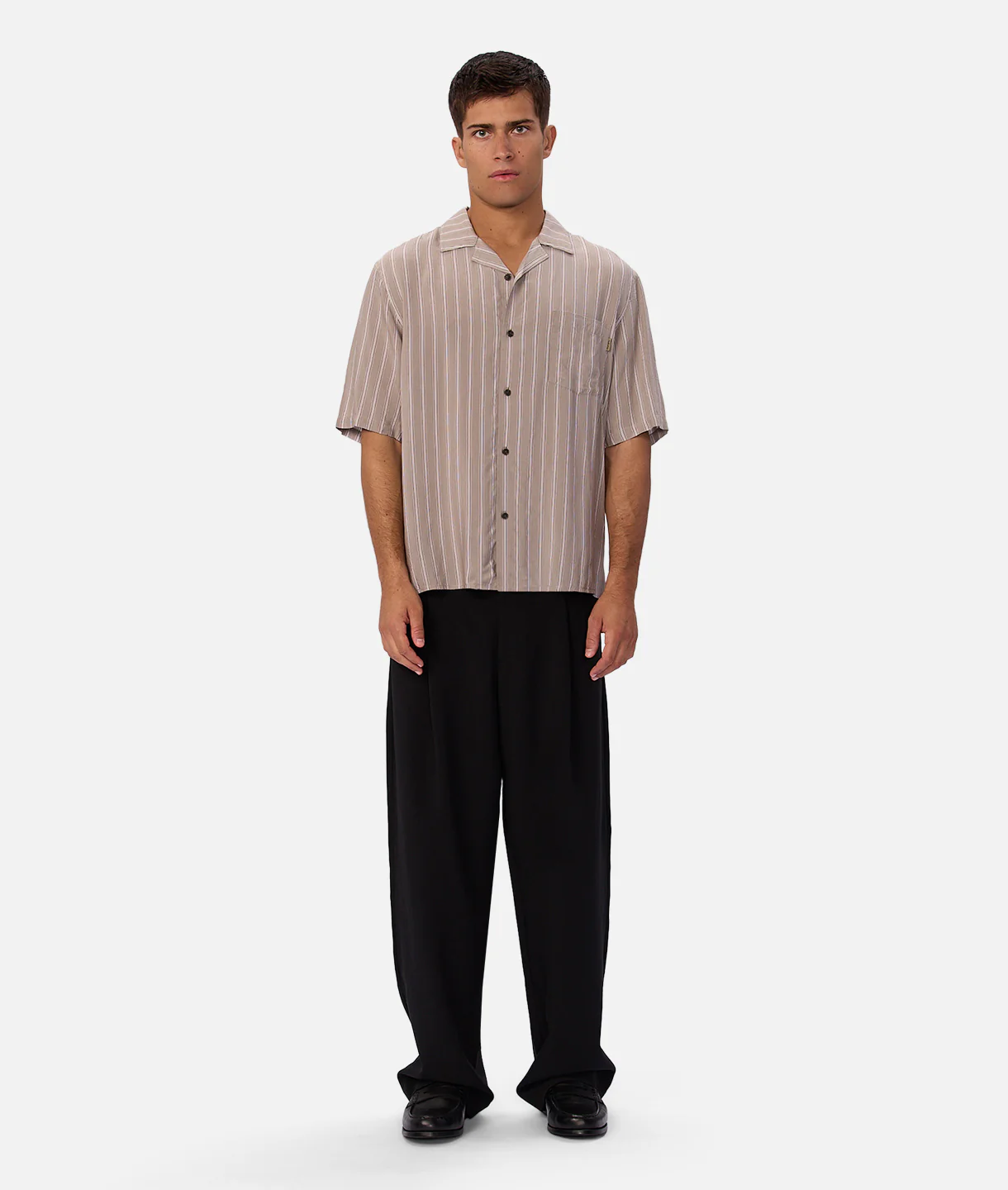 The Clemente Short Sleeve Shirt - Khaki Combo - Image 5