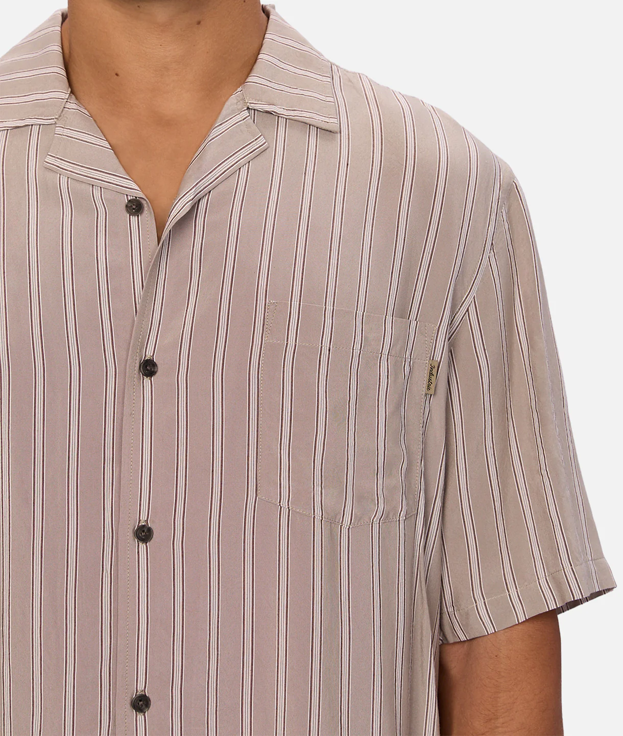 The Clemente Short Sleeve Shirt - Khaki Combo - Image 6