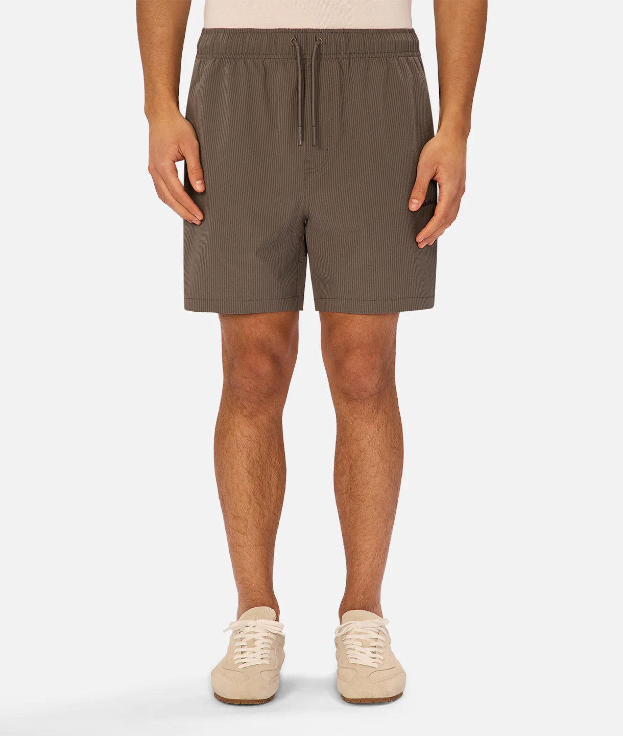 The New Seersucker Swim Short - Oregano