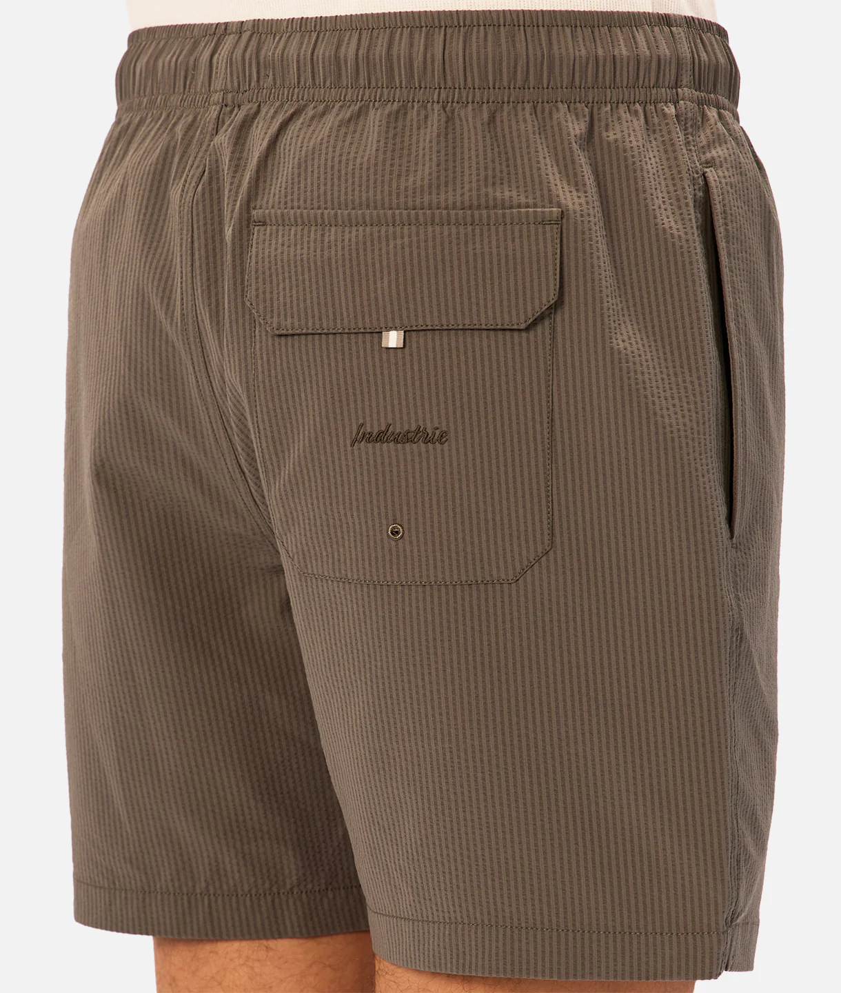 The New Seersucker Swim Short - Oregano - Image 8