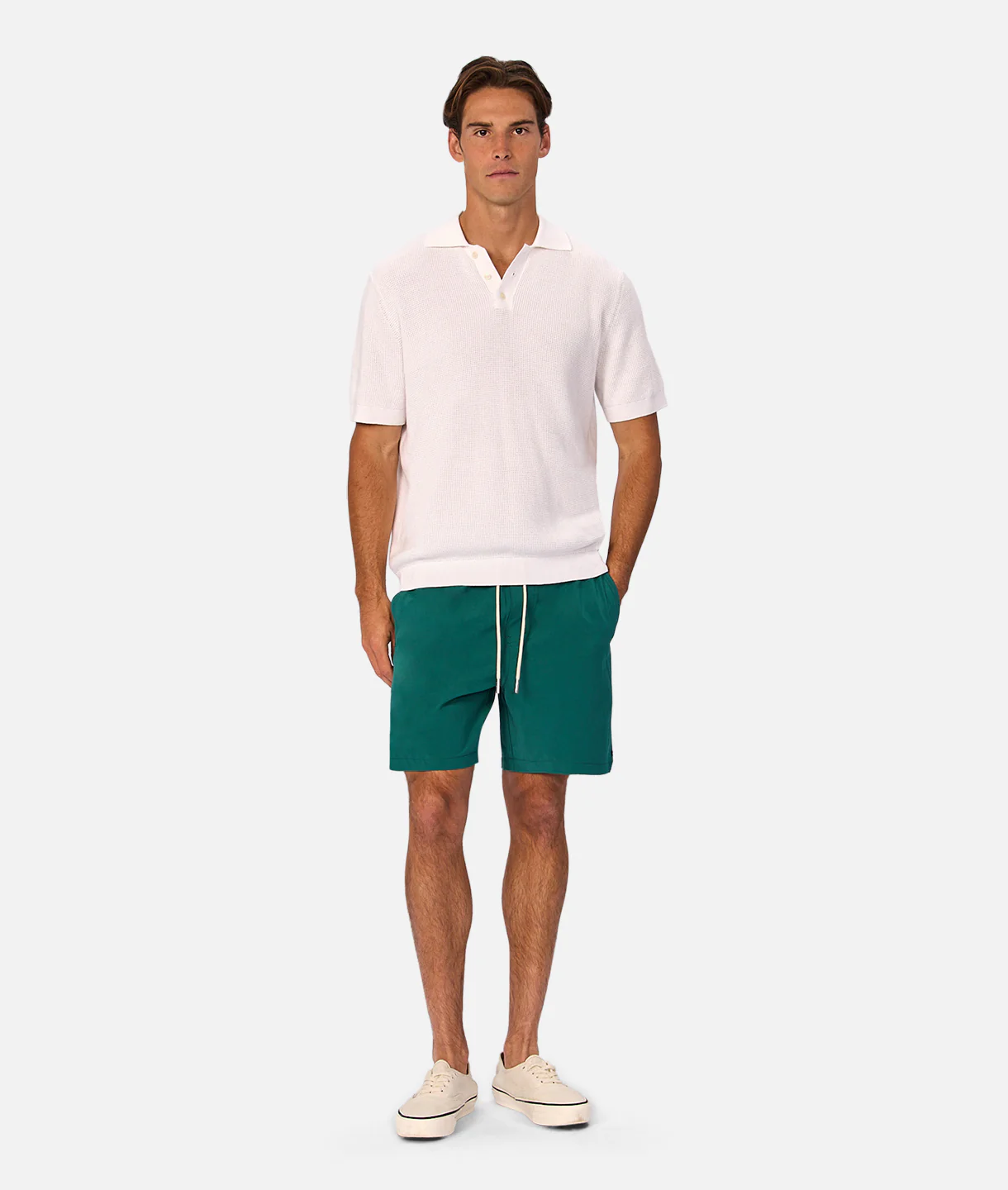 The Barbados Swim Short - Emerald - Image 2