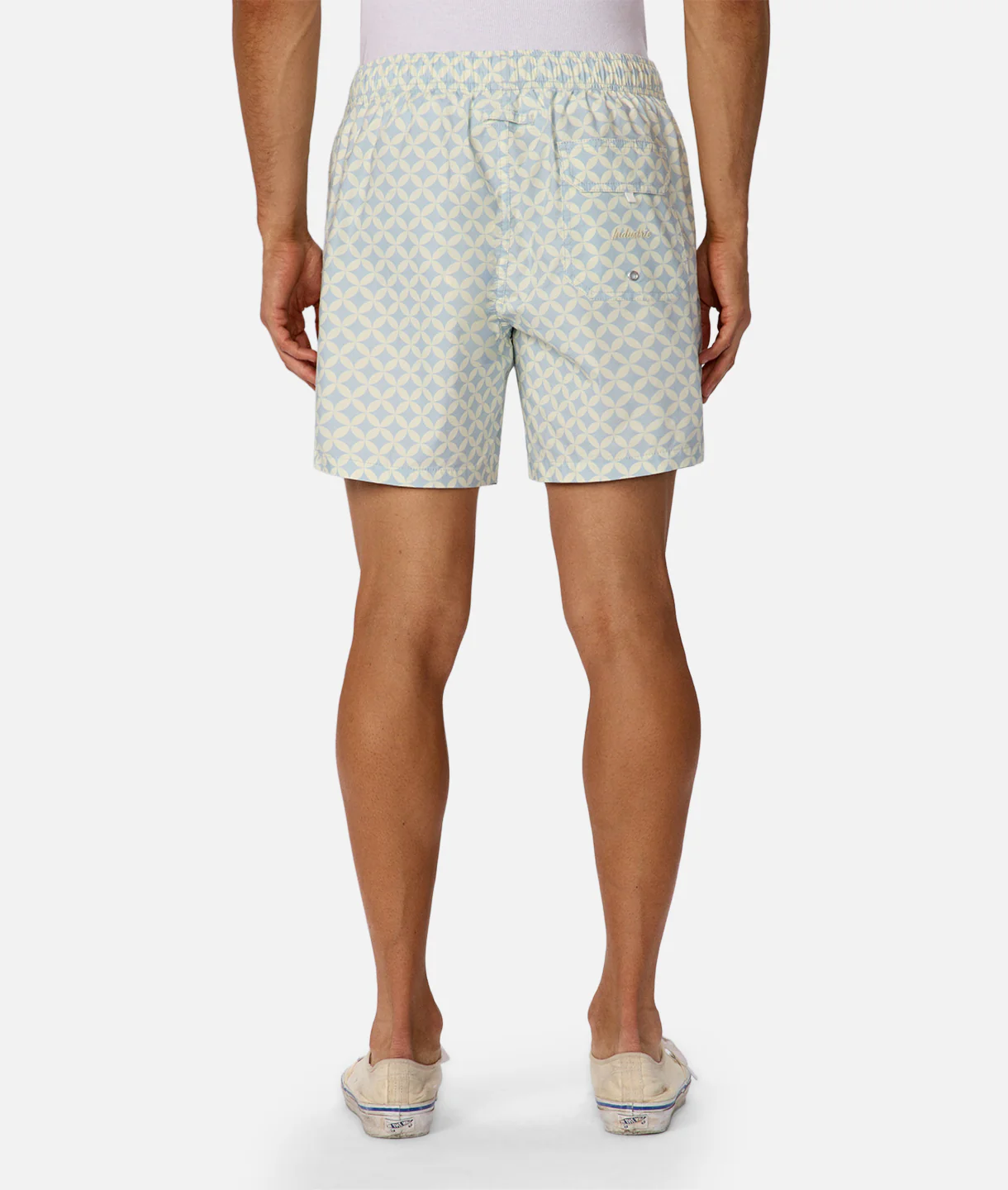 The Caletta Swim Short - Blue / Vanilla - Image 4