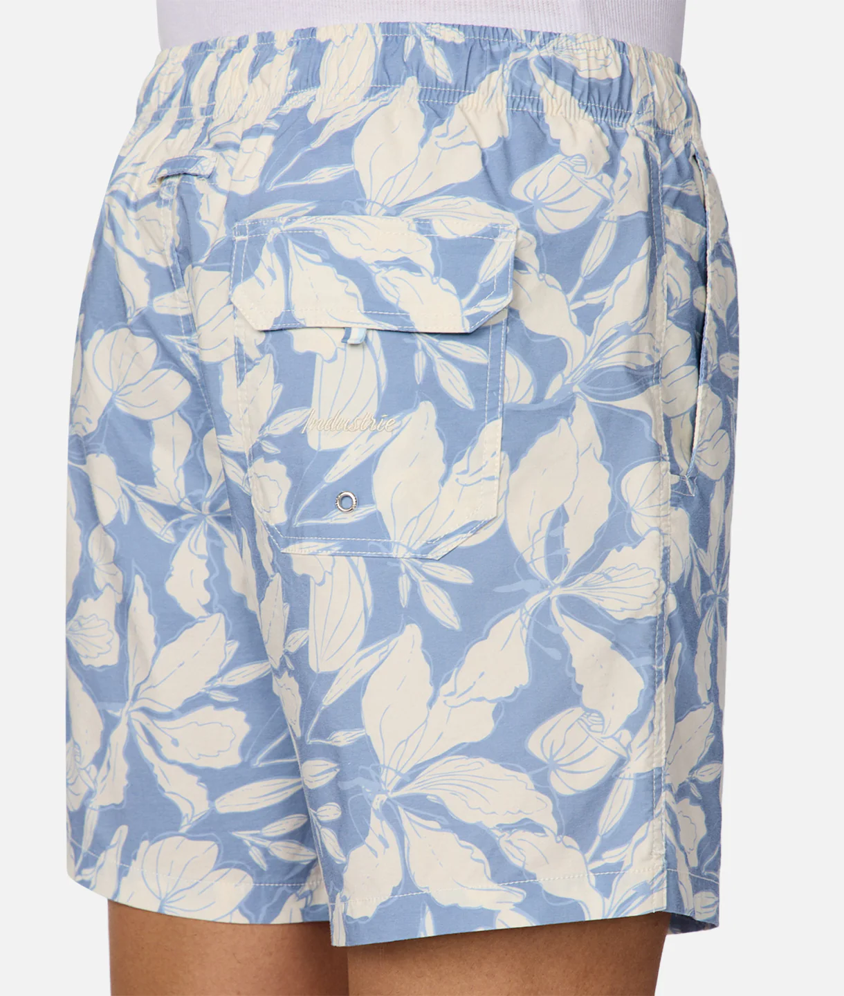 The Solinas Swim Short - Blue / Vanilla - Image 7