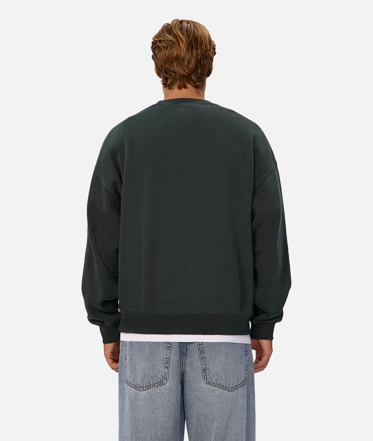 The New Del Sur Washed Sweatshirt - Rich Green - Image 4
