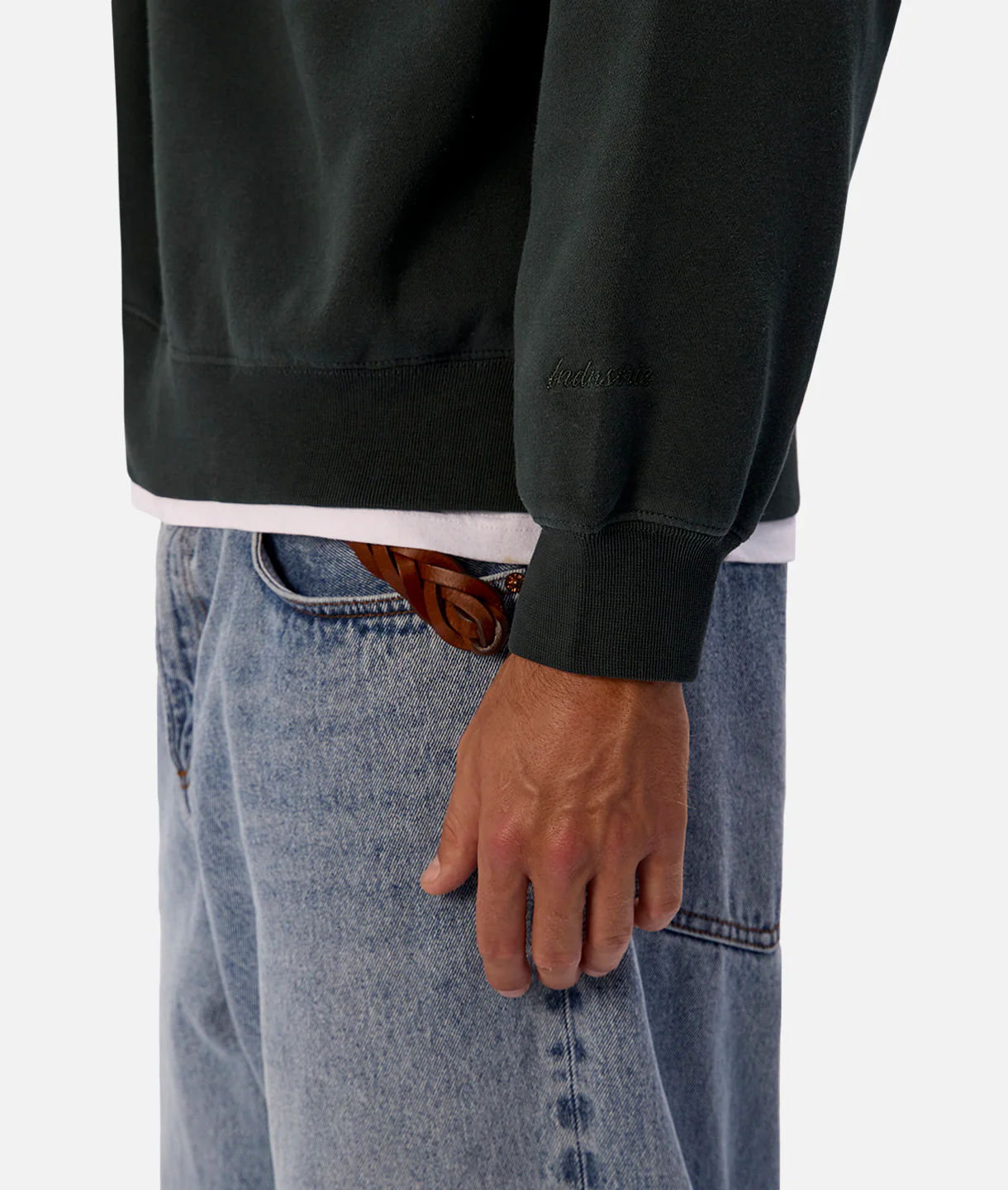 The New Del Sur Washed Sweatshirt - Rich Green - Image 7