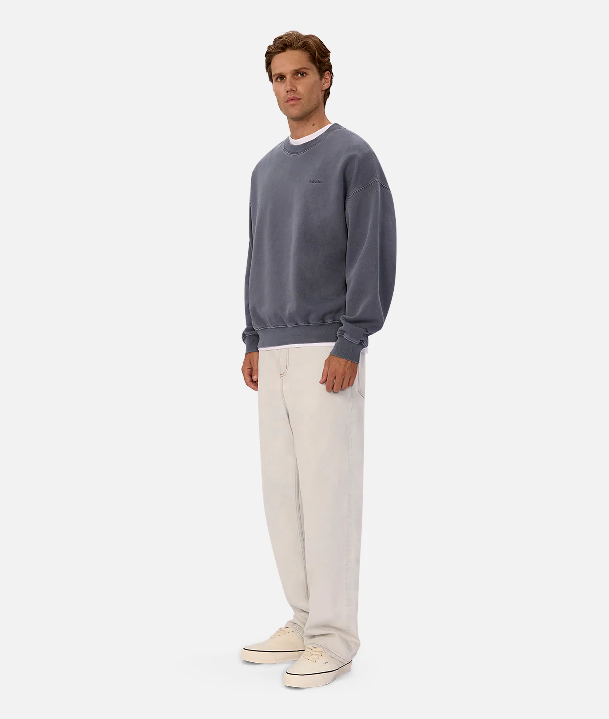 The New Del Sur Washed Sweatshirt - Washed Cadet - Image 3