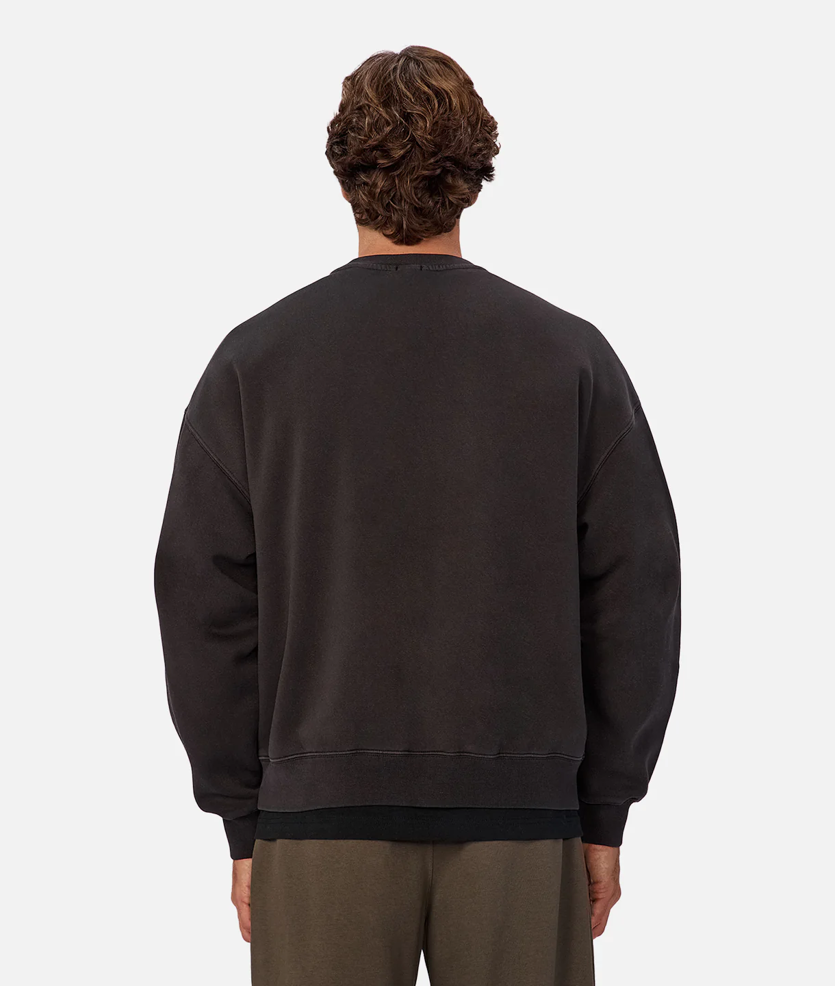 The New Del Sur Washed Sweatshirt - Washed Black - Image 4