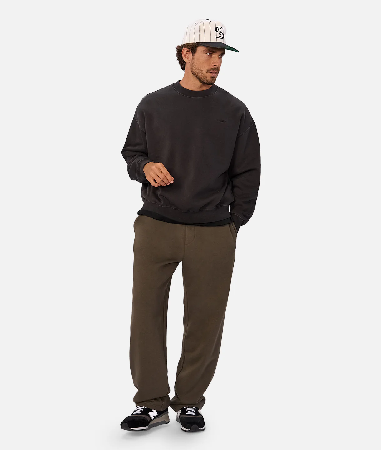 The New Del Sur Washed Sweatshirt - Washed Black - Image 8