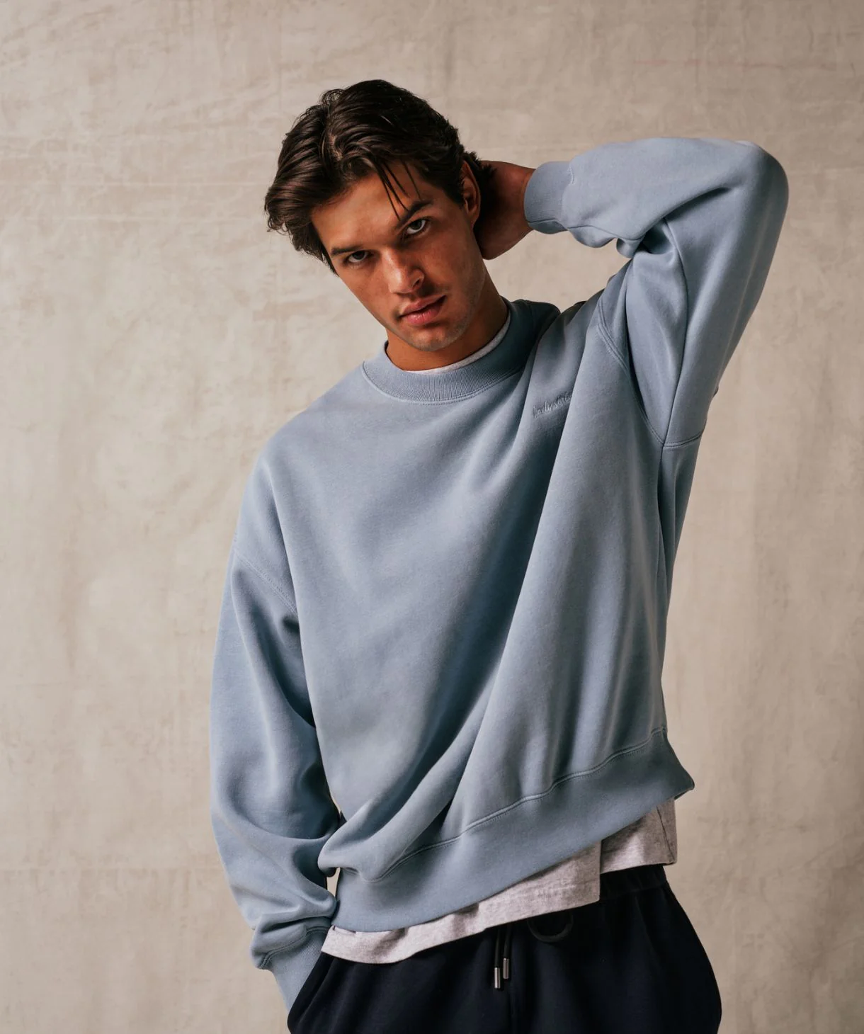 The New Del Sur Washed Sweatshirt - Water Blue - Image 2