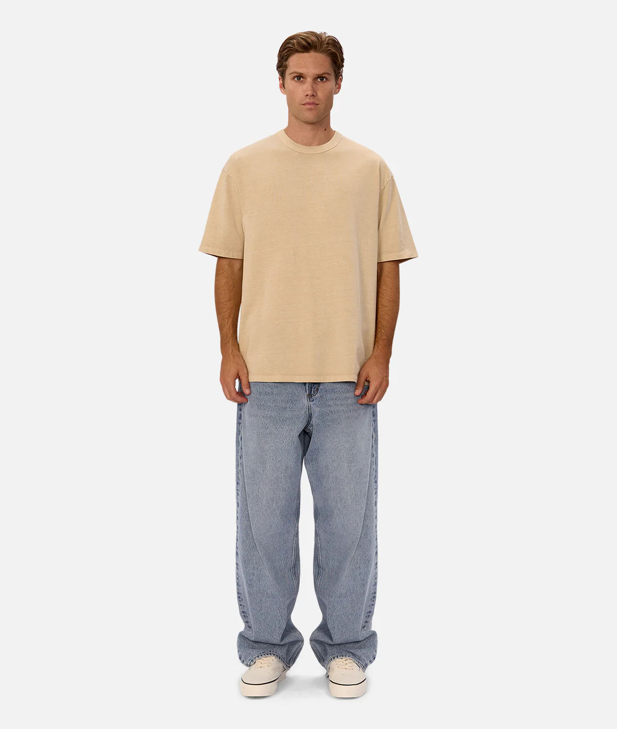 The Del Sur T-Shirt - Washed Camel - Image 5